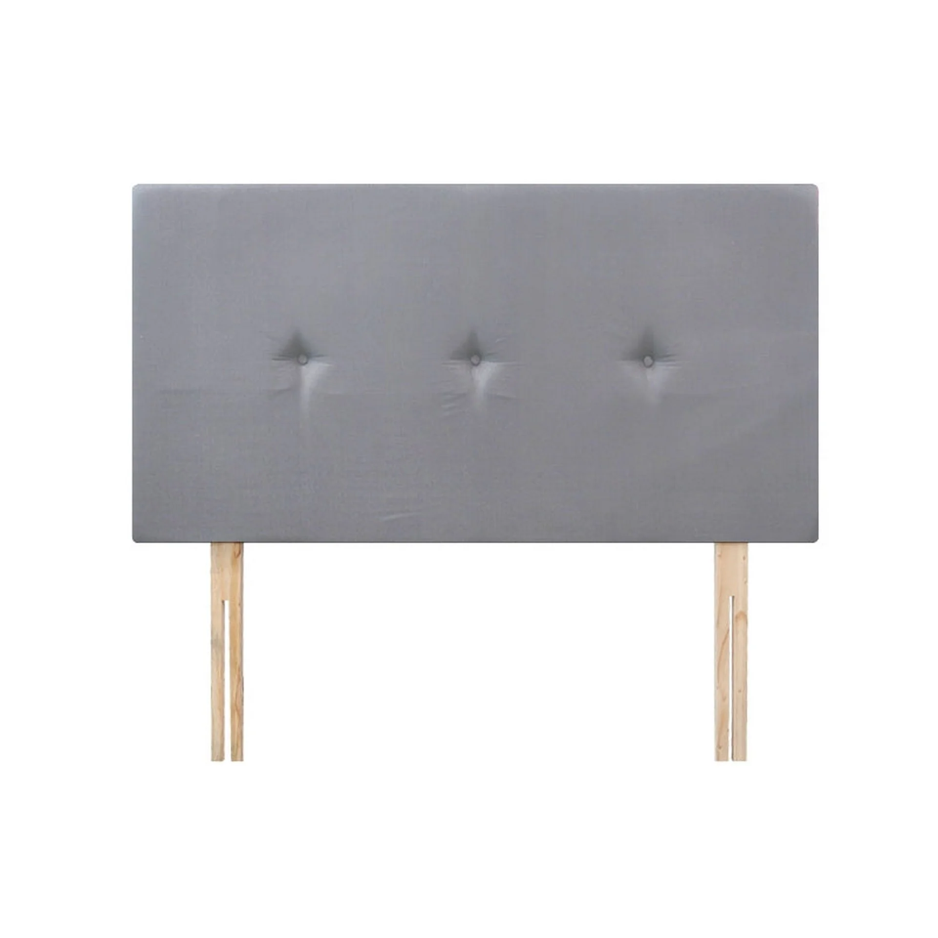 MORGAN Upholstered Headboard Queen - GREY - Image 5