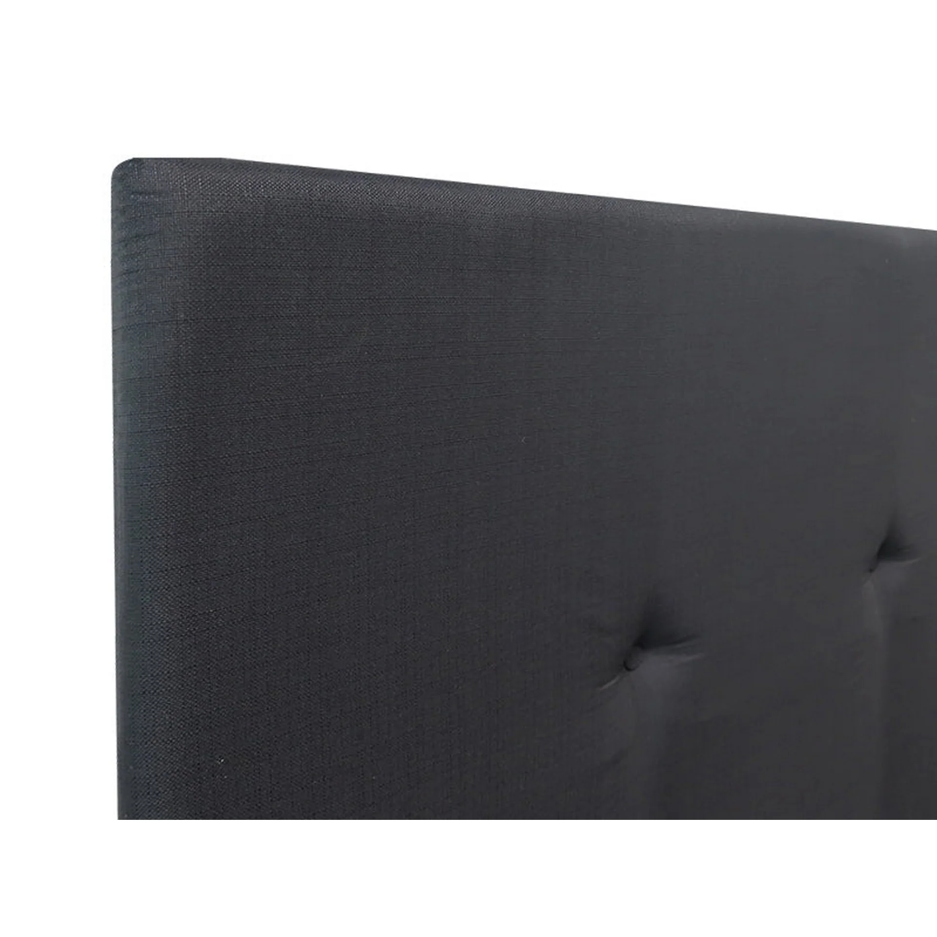 MORGAN Upholstered Headboard Super King - BLACK - Image 4