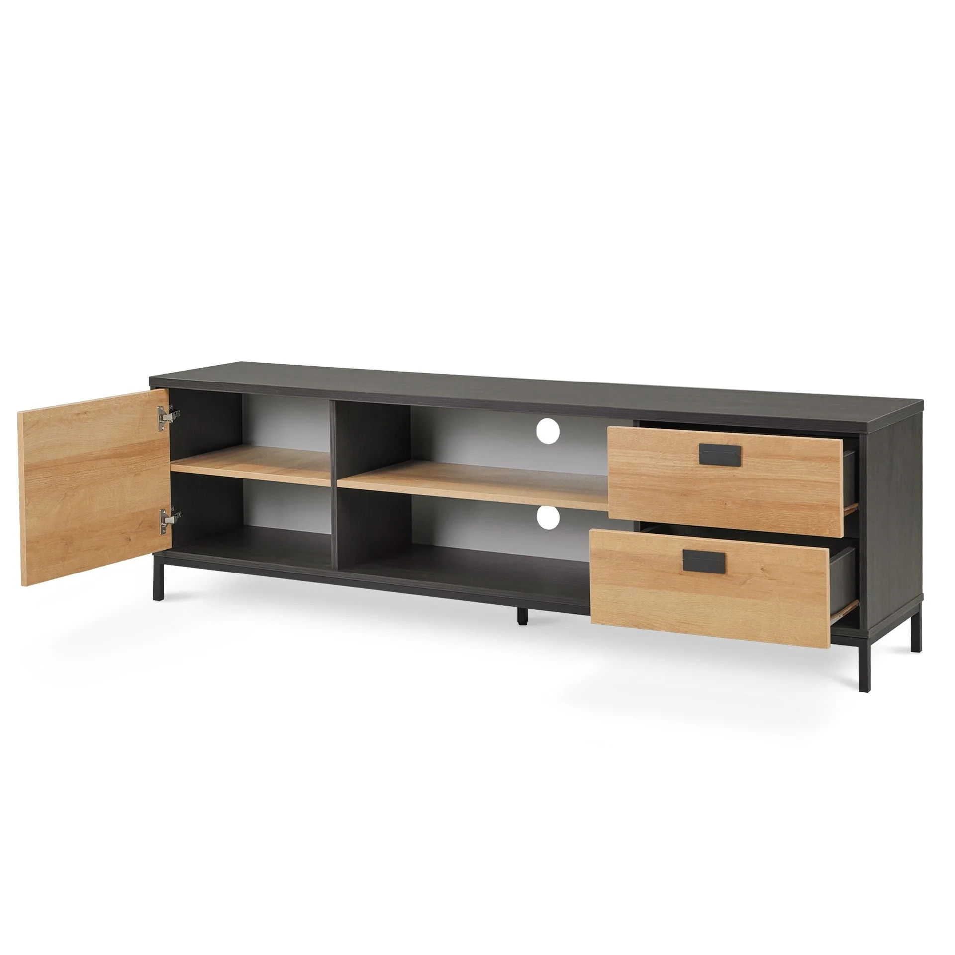 Morris 1.8m Entertainment Unit - Oak - Image 4