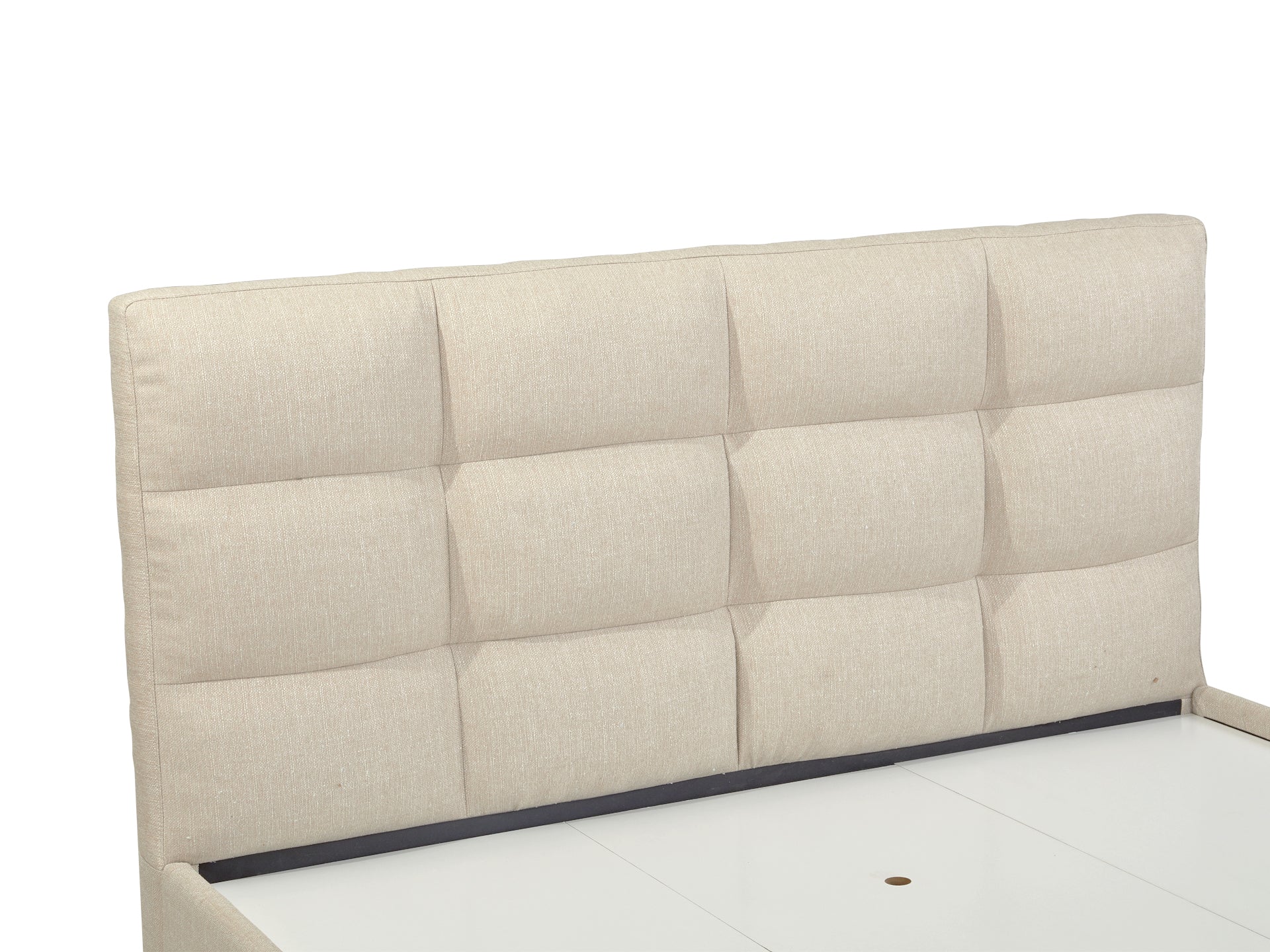 MUSALA King Bed Frame with Storage - BEIGE - Image 10
