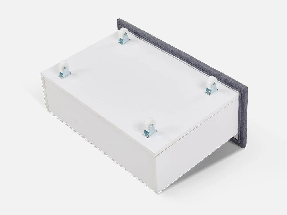 MUSALA Queen Bed Frame with Storage - DARK GREY - Image 14