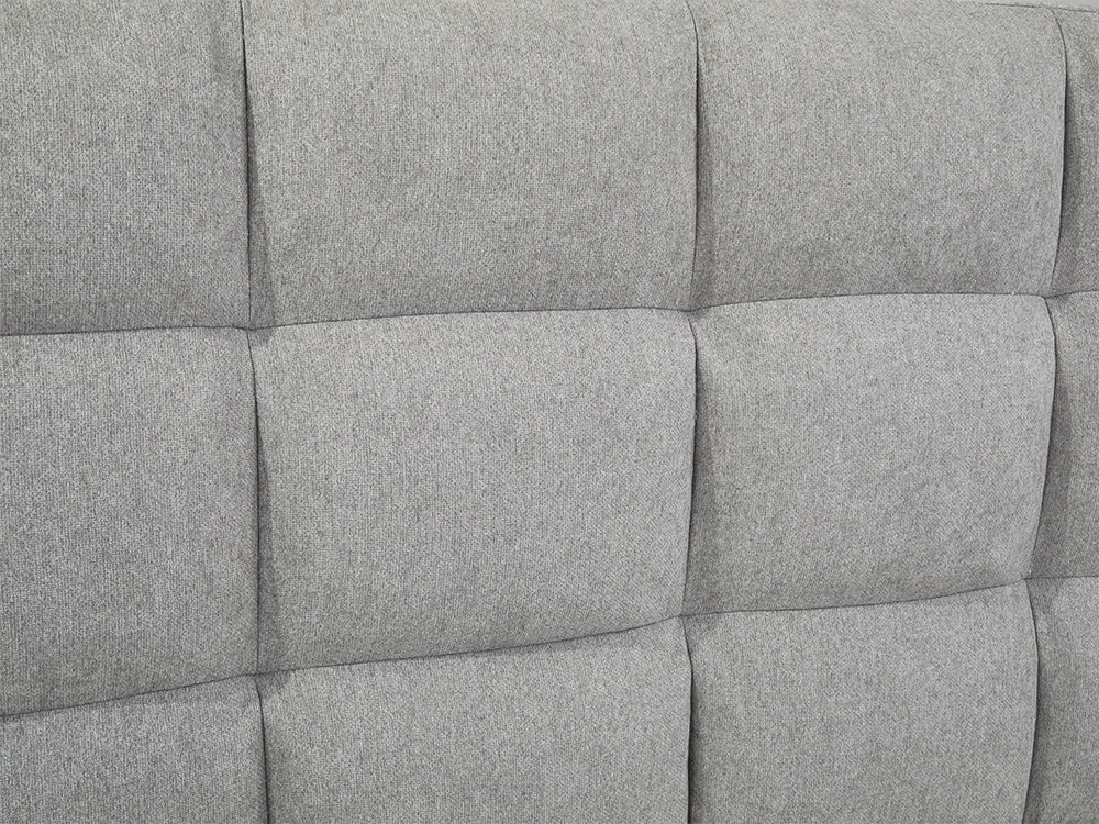 MUSALA Queen Bed Frame with Storage - LIGHT GREY - Image 9