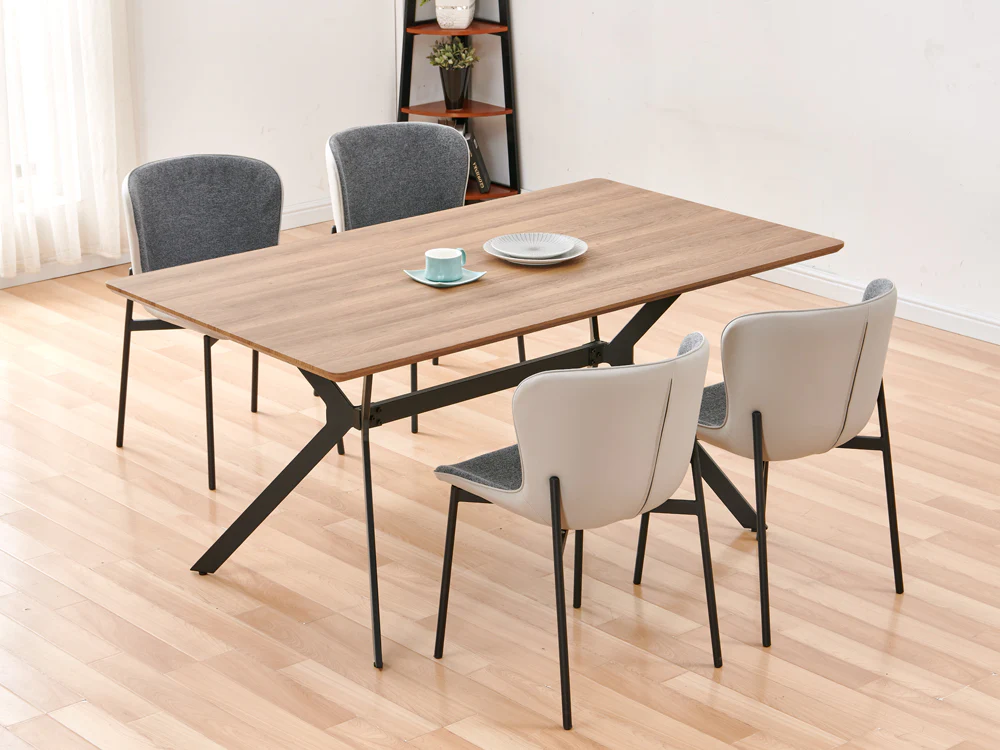 NAOMI 4PCS Dining Chair - GREY - Image 2