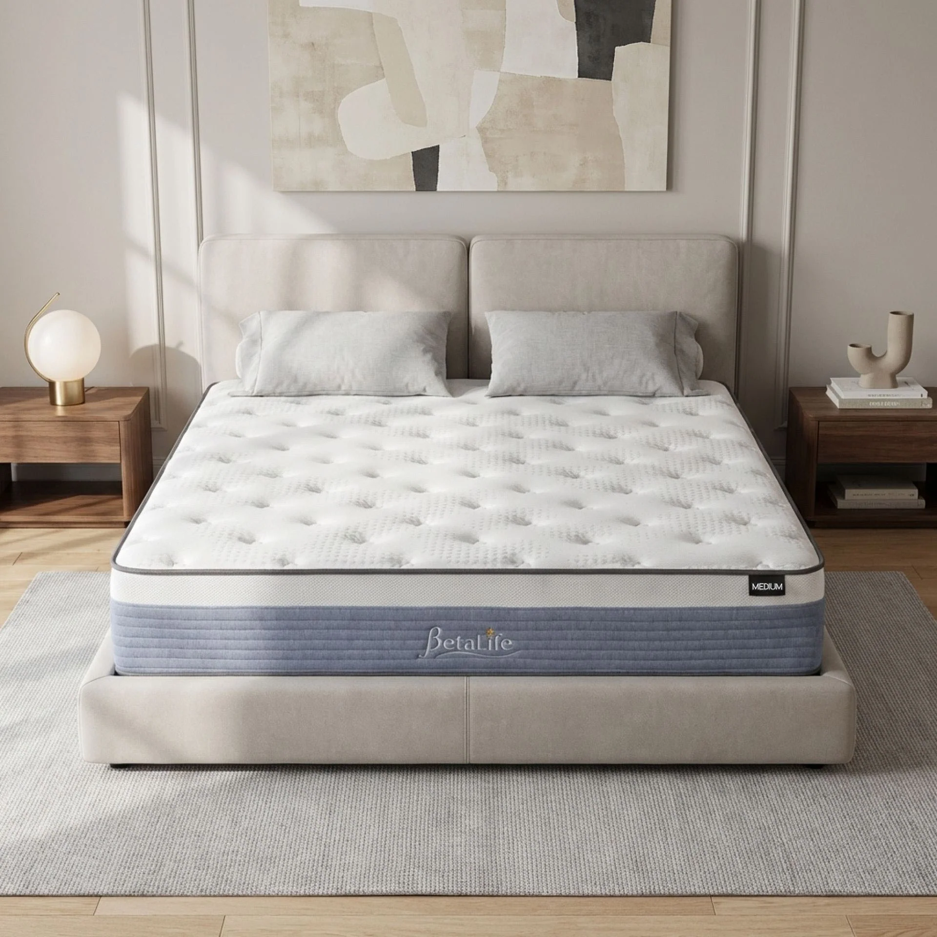 Natureblend Plus Bamboo Charcoal Medium Plush Mattress - King