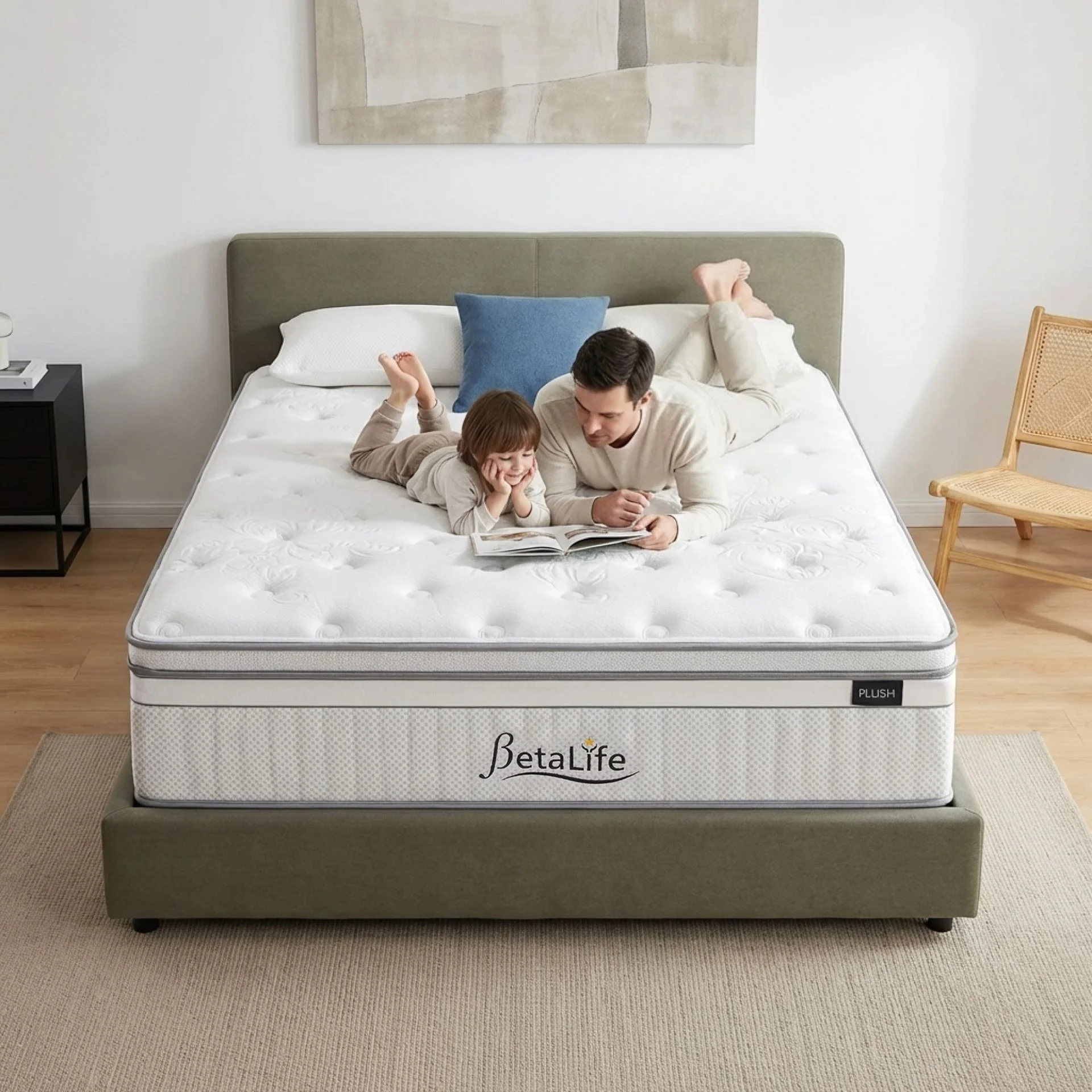 Natureblend Prime 5 Zone Pocket Spring Plush Mattress - Double - Image 2