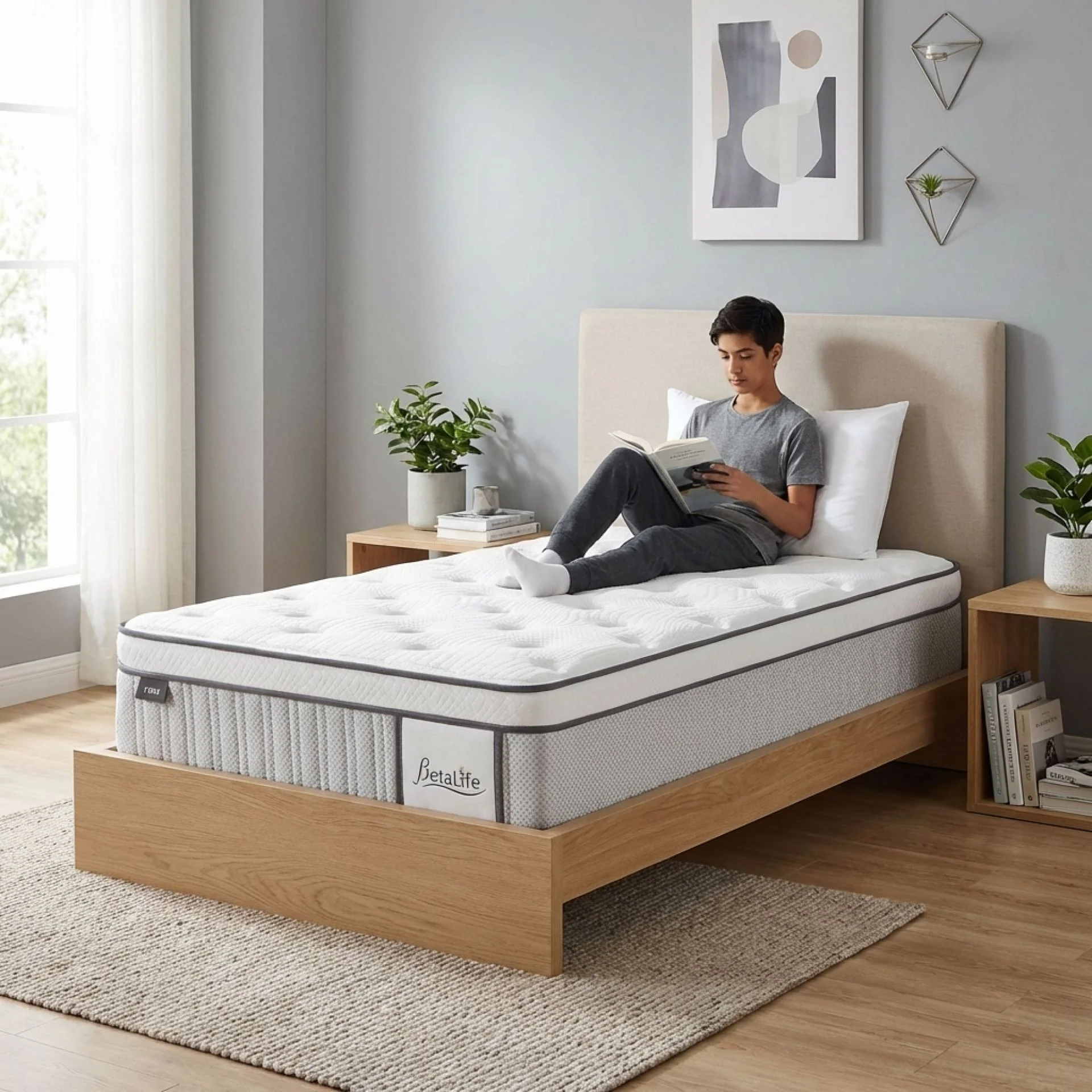 Natureblend Pro Memory Foam Firm Mattress - King Single - Image 18