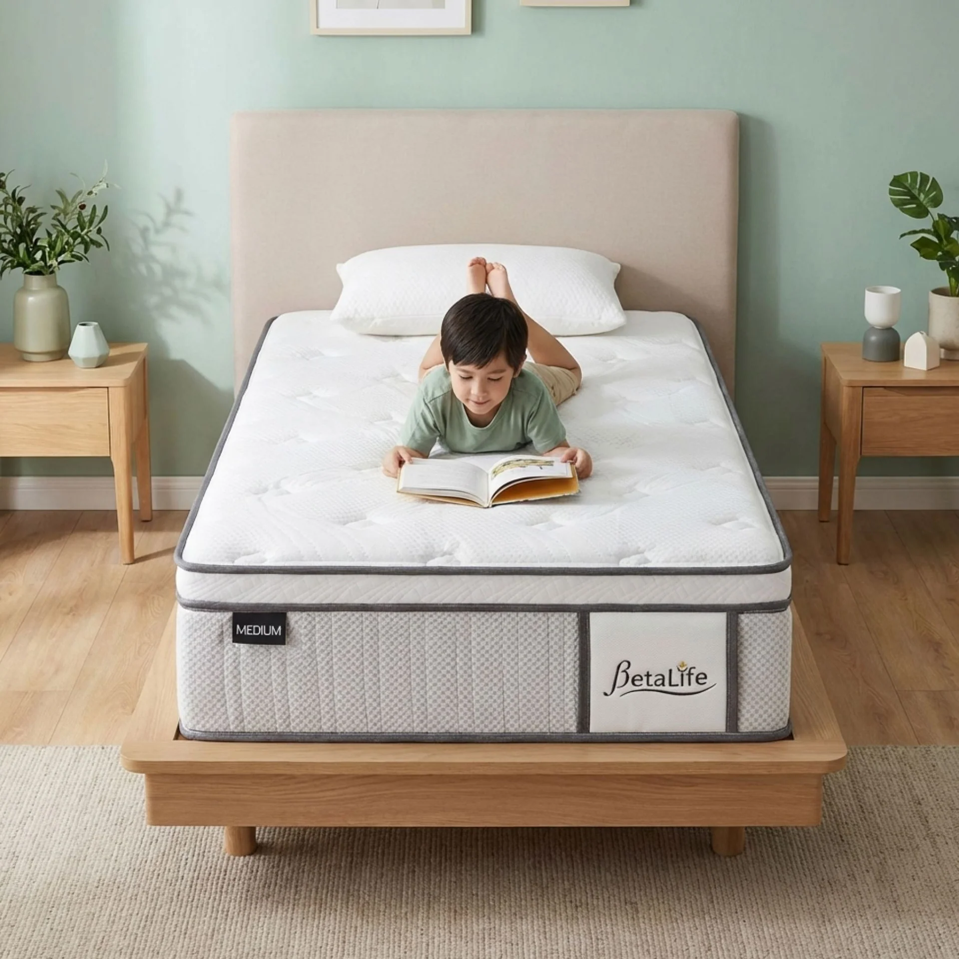 Natureblend Pro Memory Foam Medium Mattress - King Single - Image 2