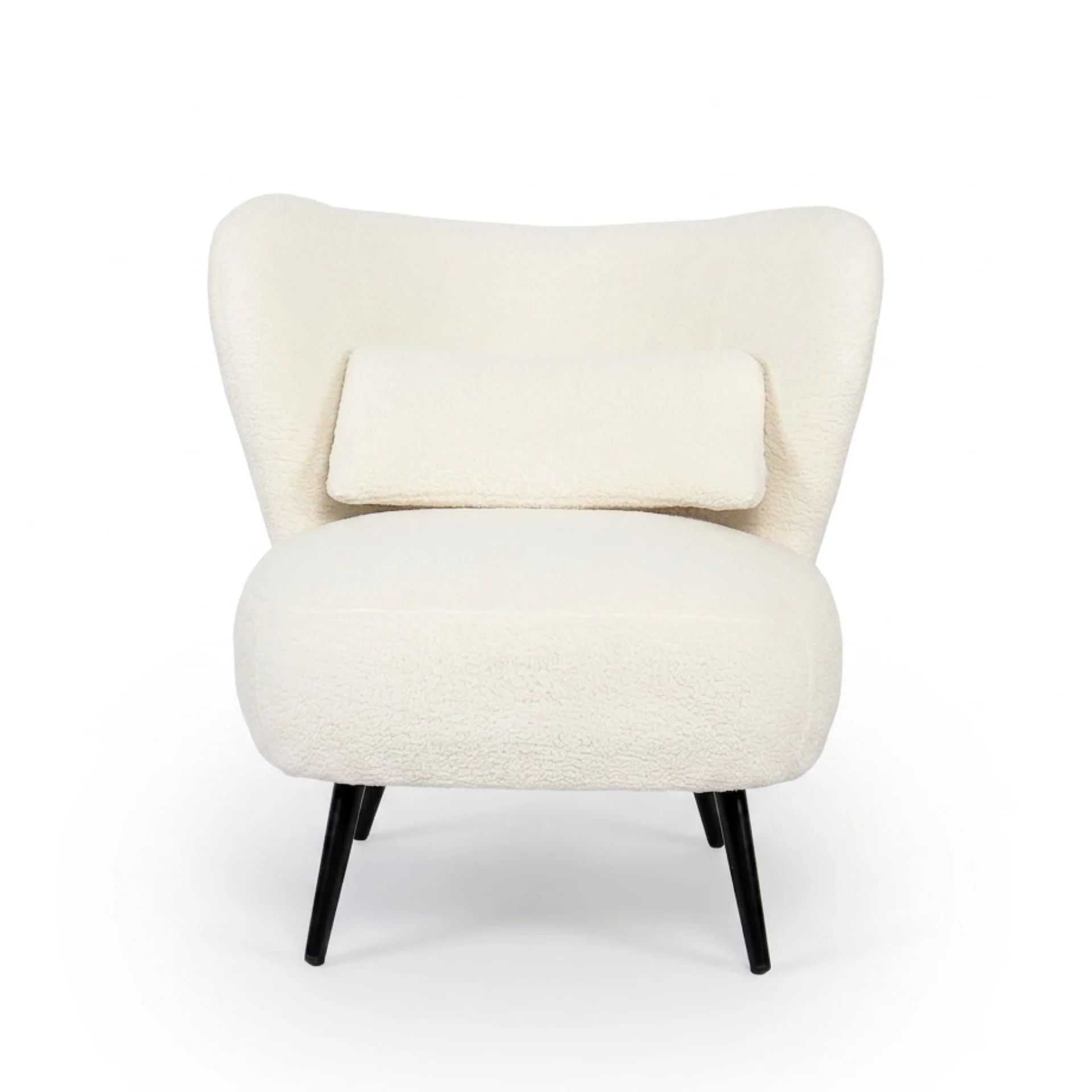 Nook Boucle Armchair - White - Image 8