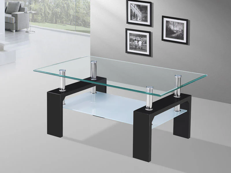 Oakley Coffee Table Fully Tempered - Black - Image 3