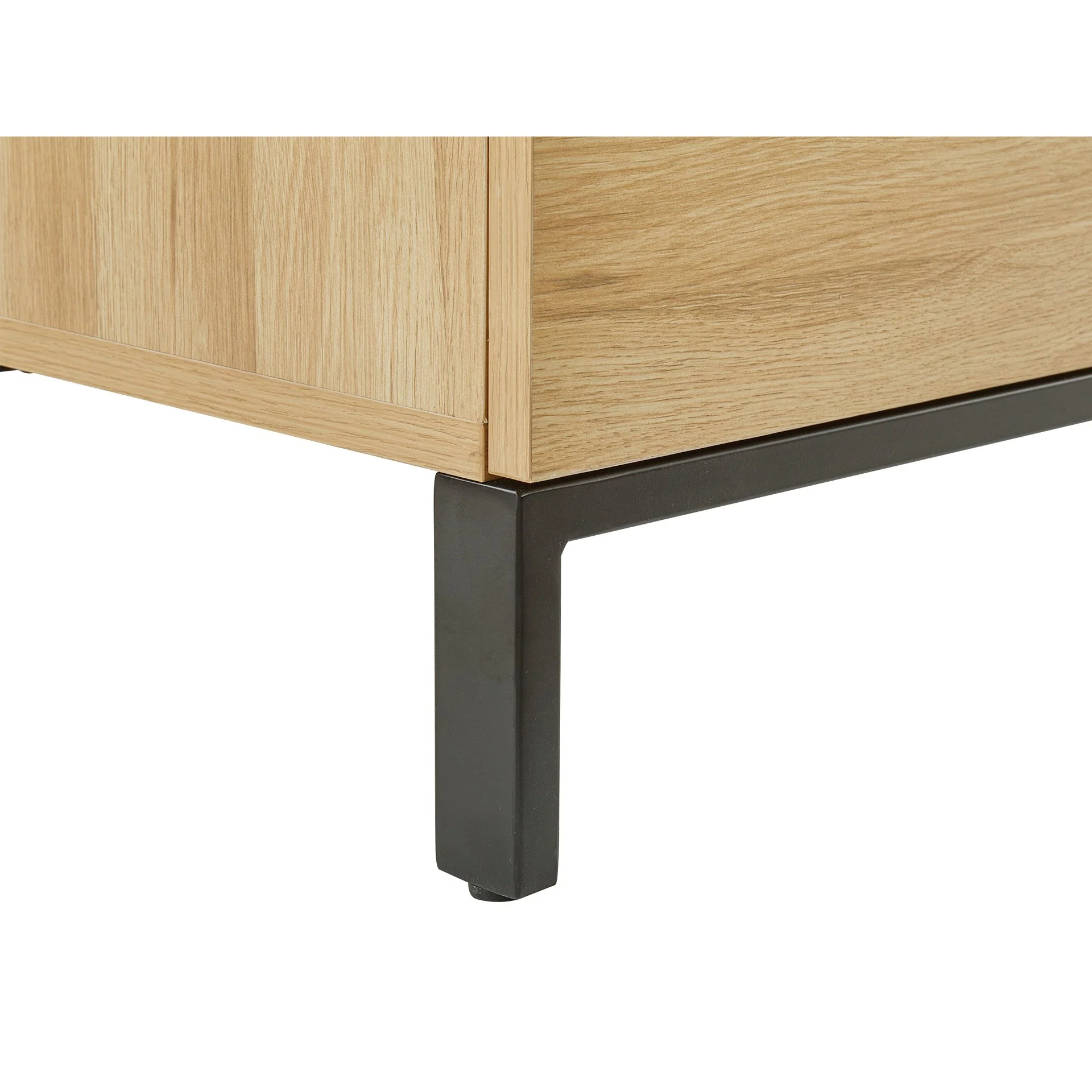 Ocala Tallboy 5 Drawer Chest Dresser - Oak - Image 11