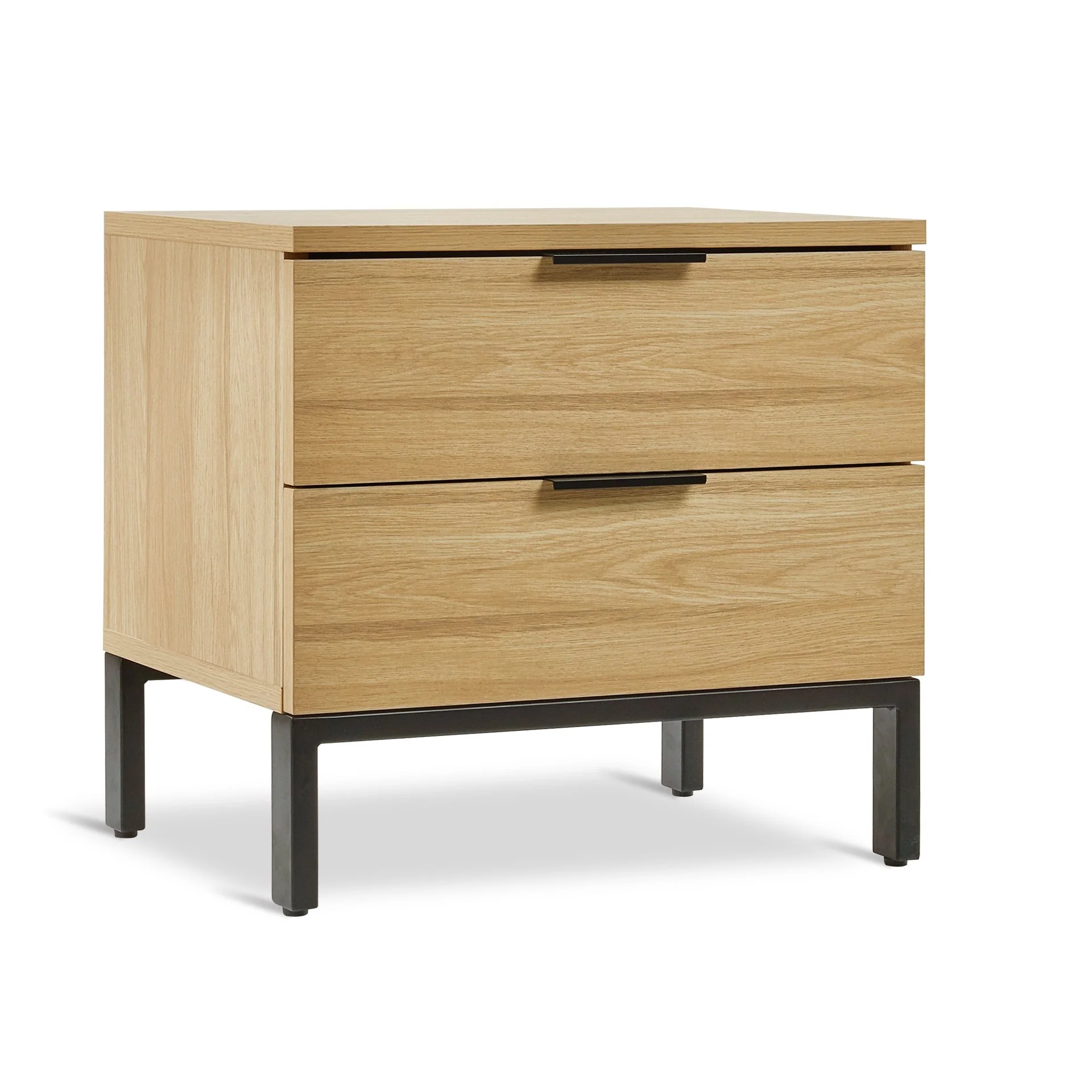 Ocala Wooden Bedside Table - Oak - Image 10