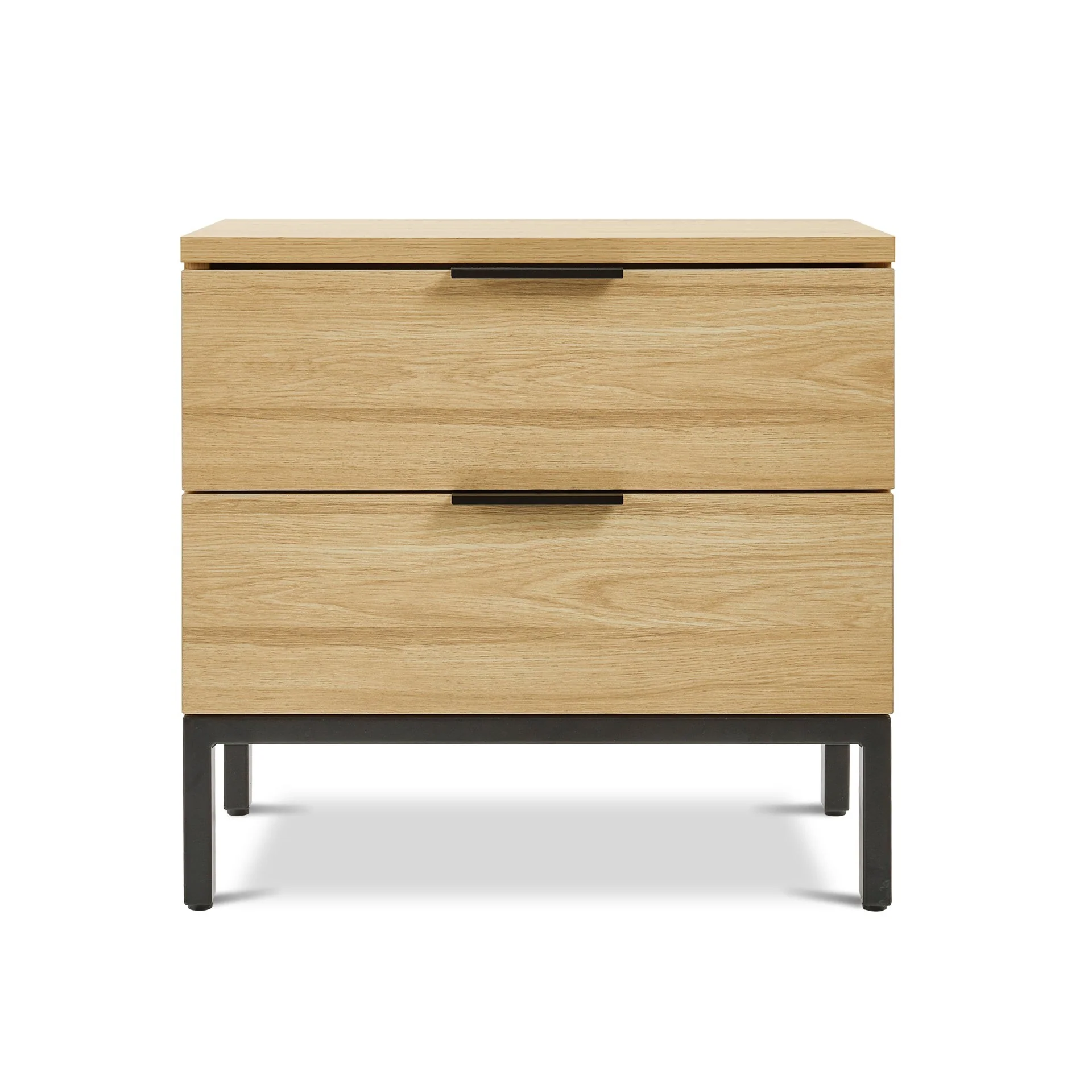 Ocala Wooden Bedside Table - Oak - Image 11