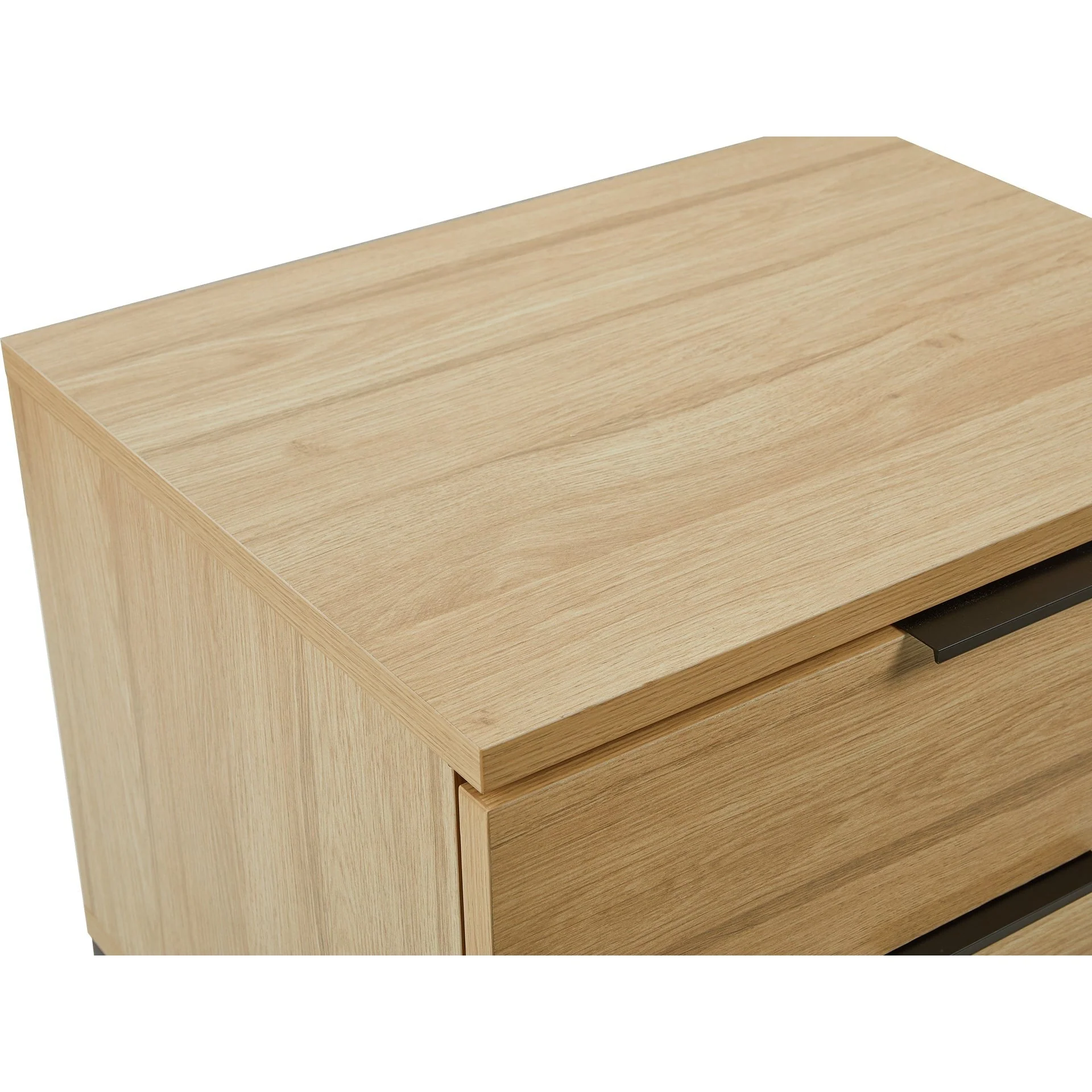 Ocala Wooden Bedside Table - Oak - Image 12