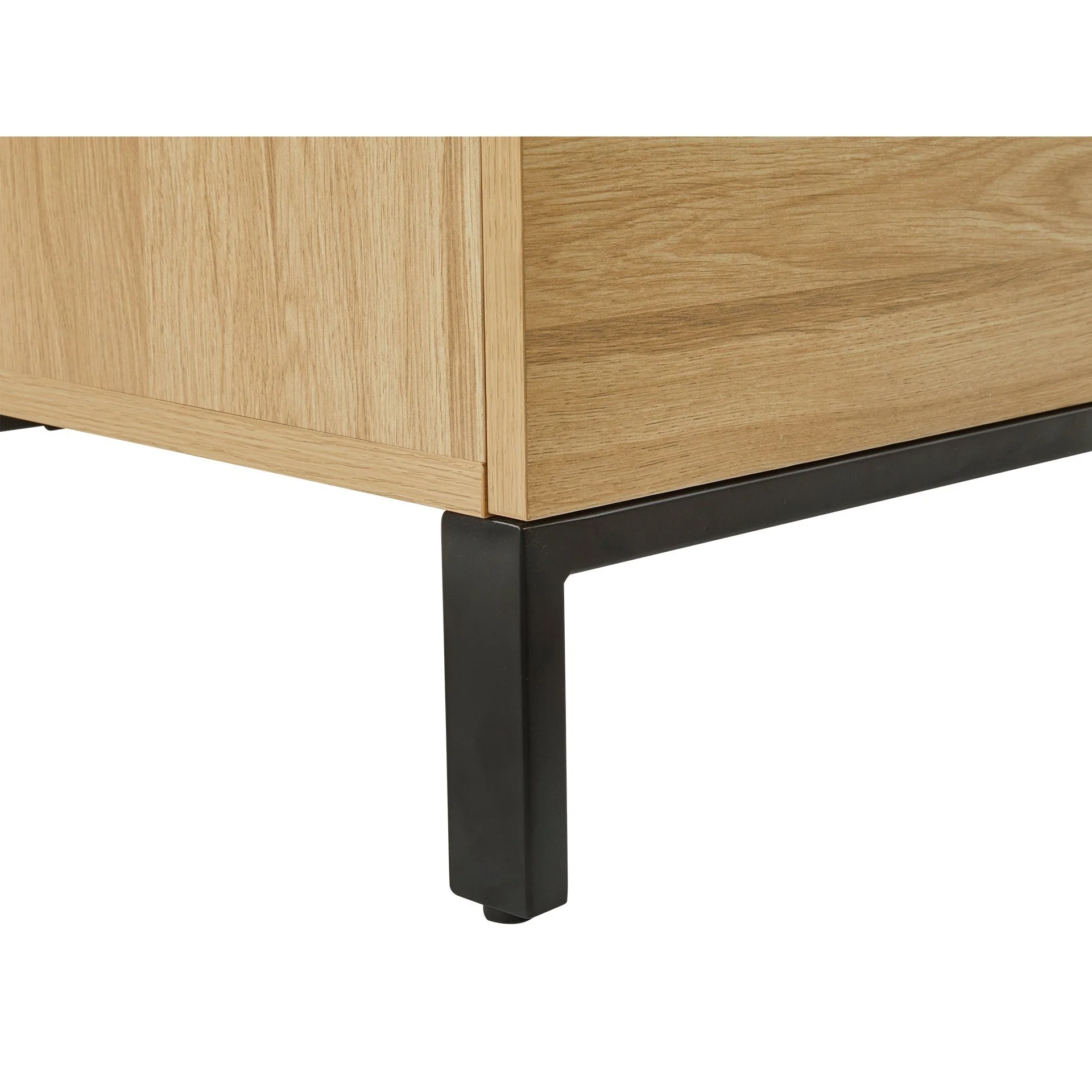 Ocala Wooden Bedside Table - Oak - Image 13