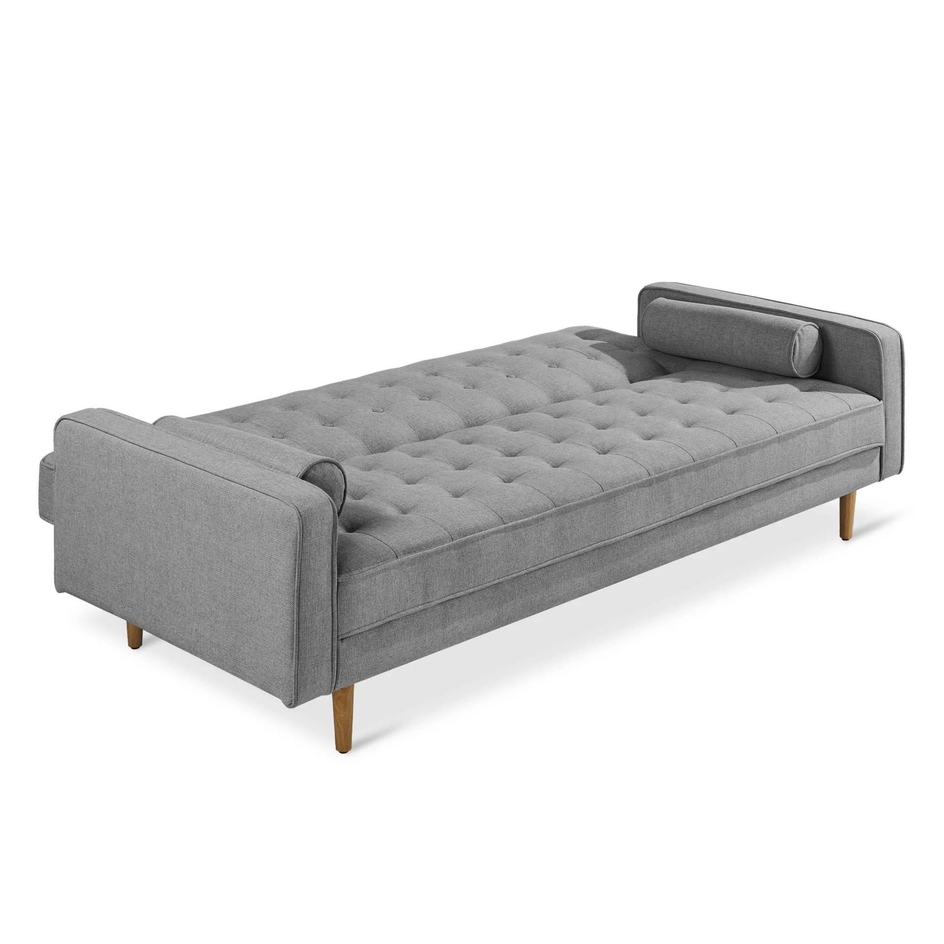 Penzance 3 Seater Sofa Bed - Dark Grey - Image 4