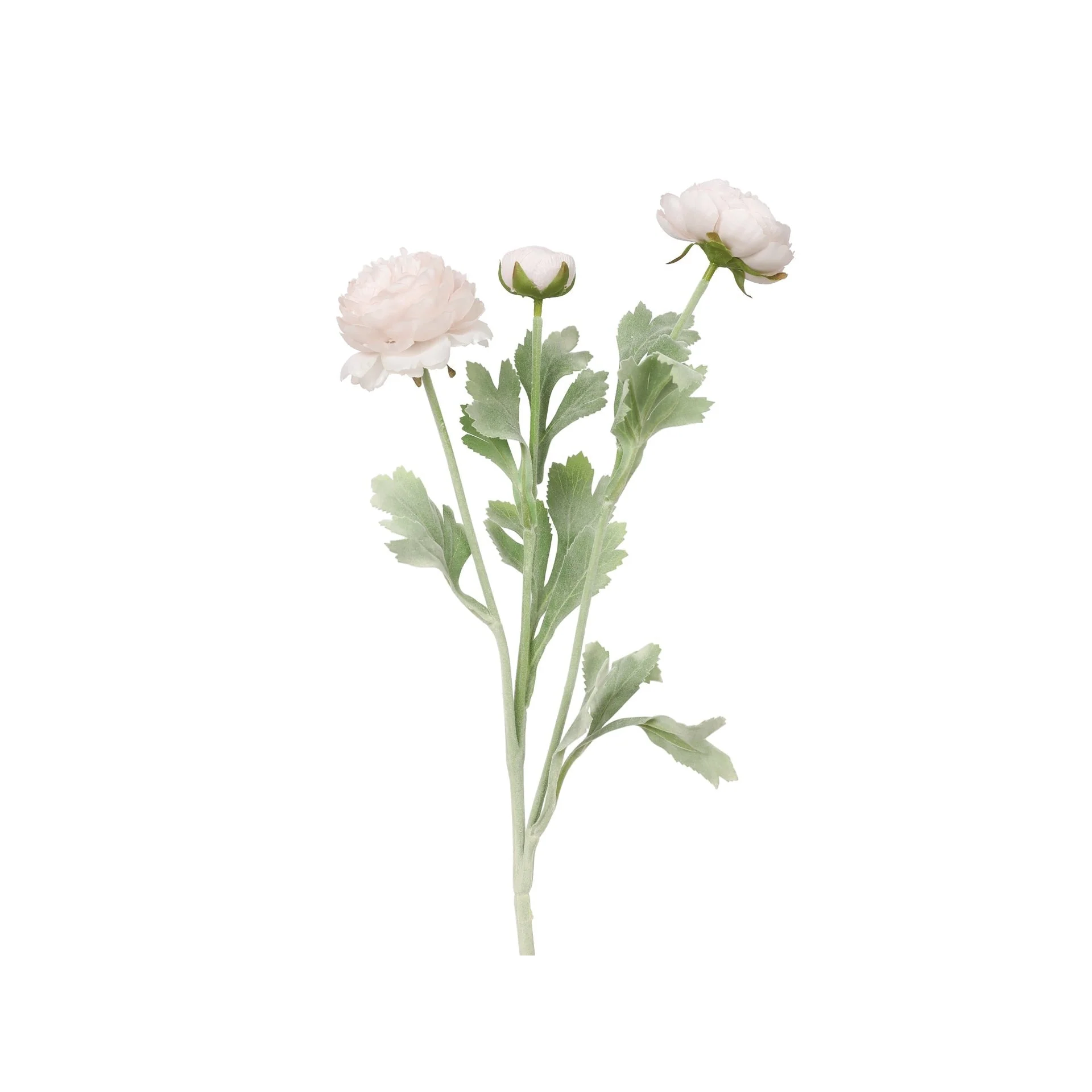Peony Spray Light Pink 52cm