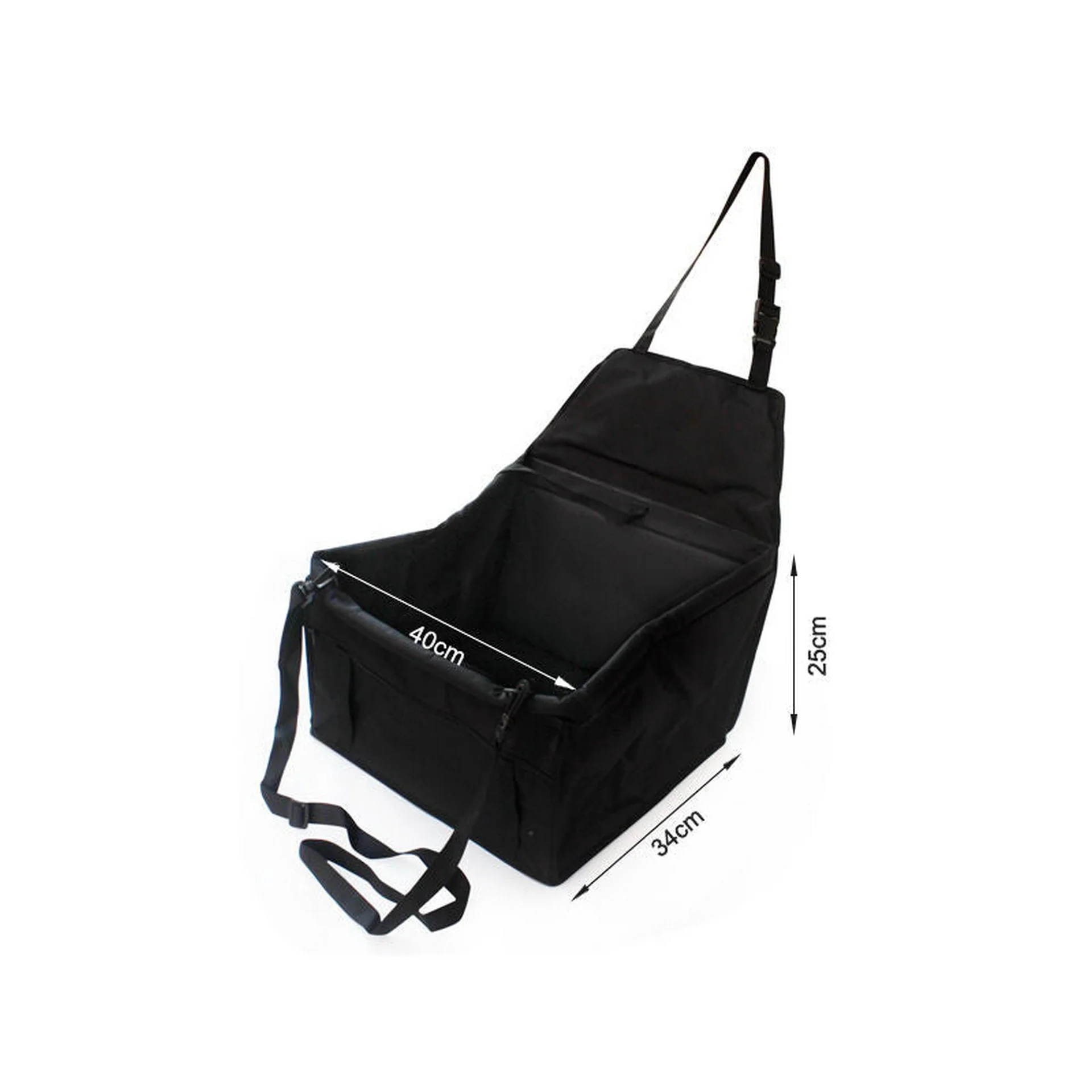 Portable Pet Car Booster Seat - BLACK - Image 3
