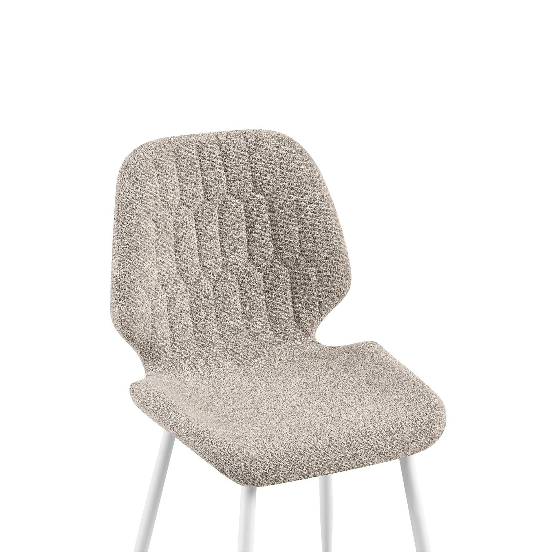 River Fabric Dining Chair - Set of 4 - Grey - Image 11