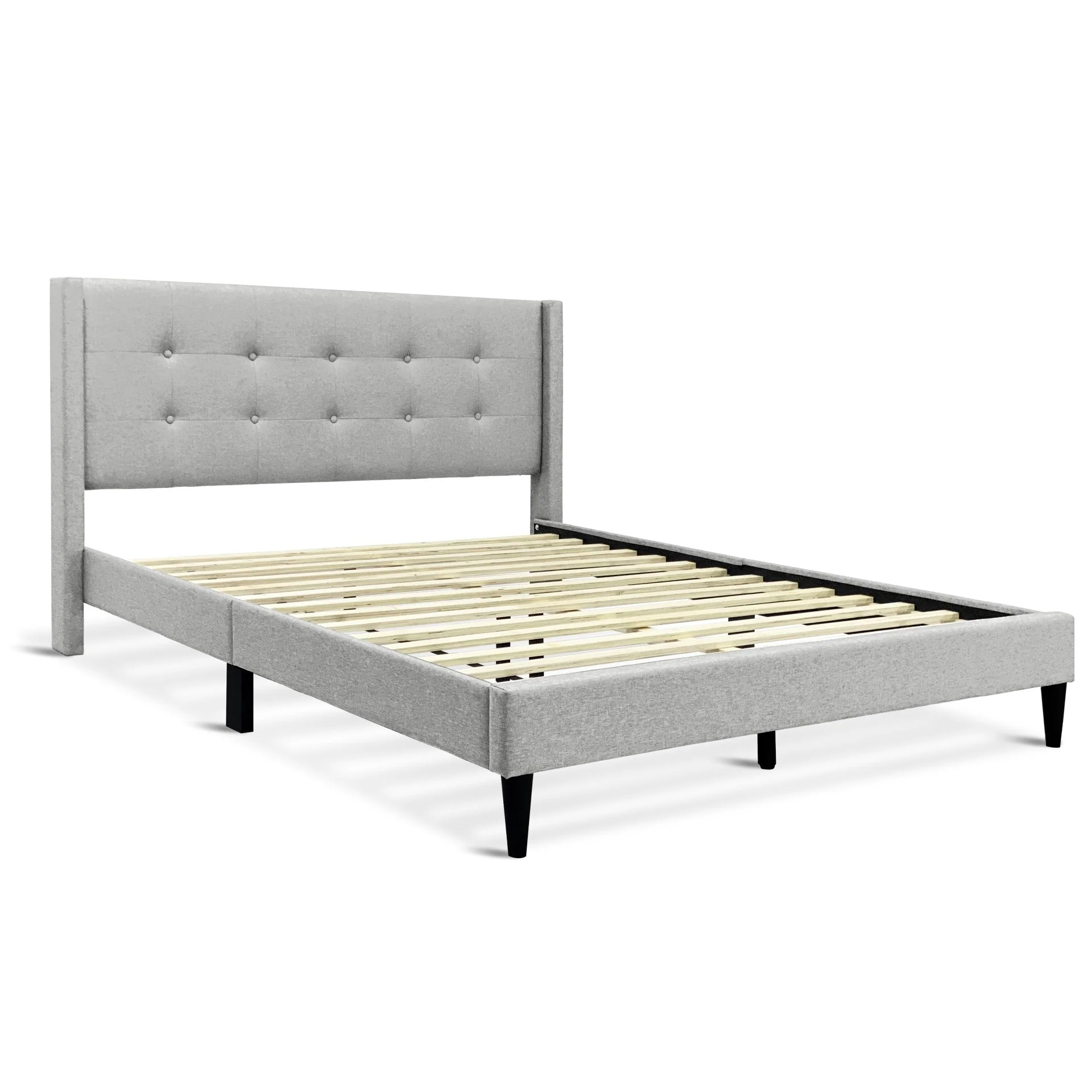 Sealy Queen Bed Frame - Silver - Image 9