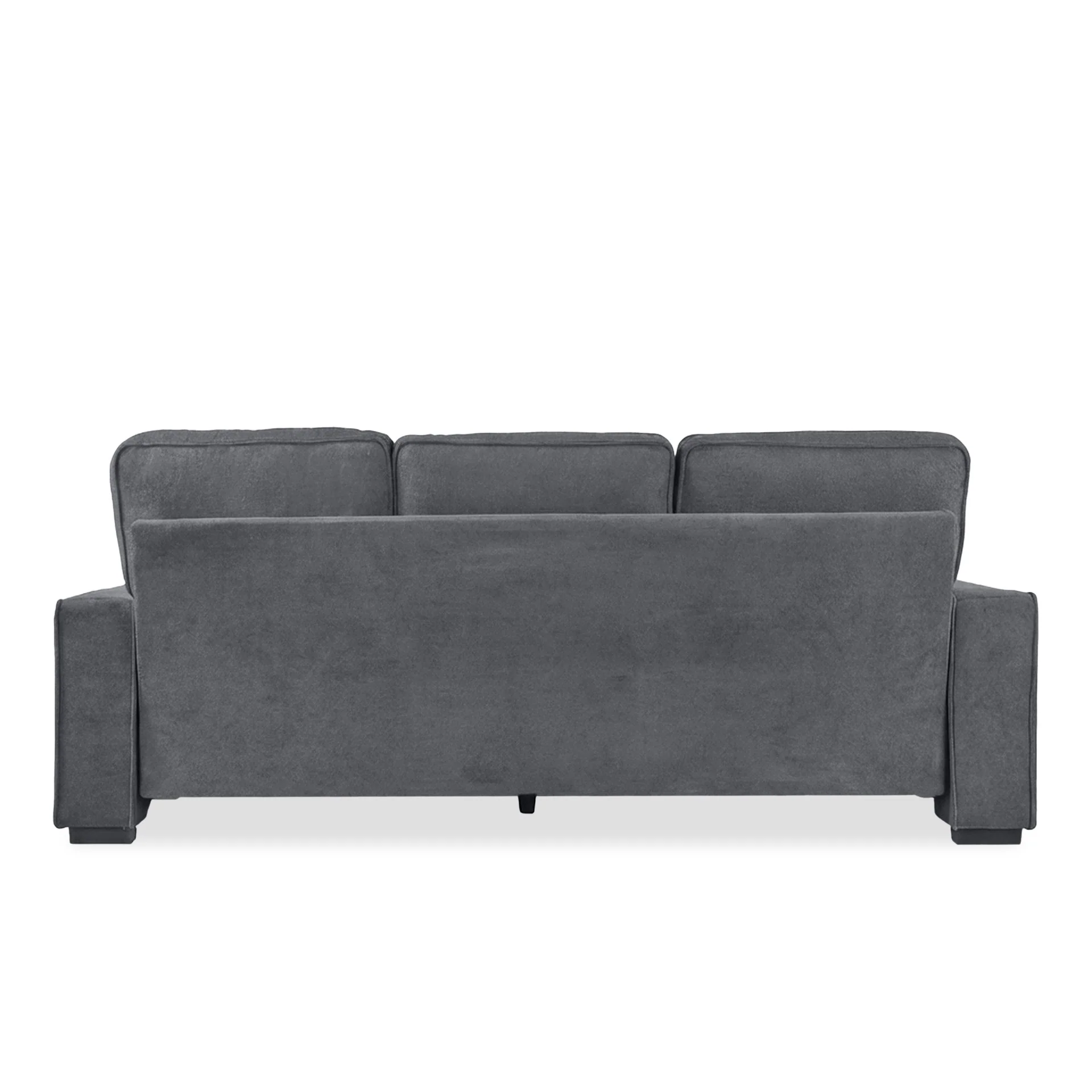Serene 3 Seater Sofa - Dark Grey - Image 8