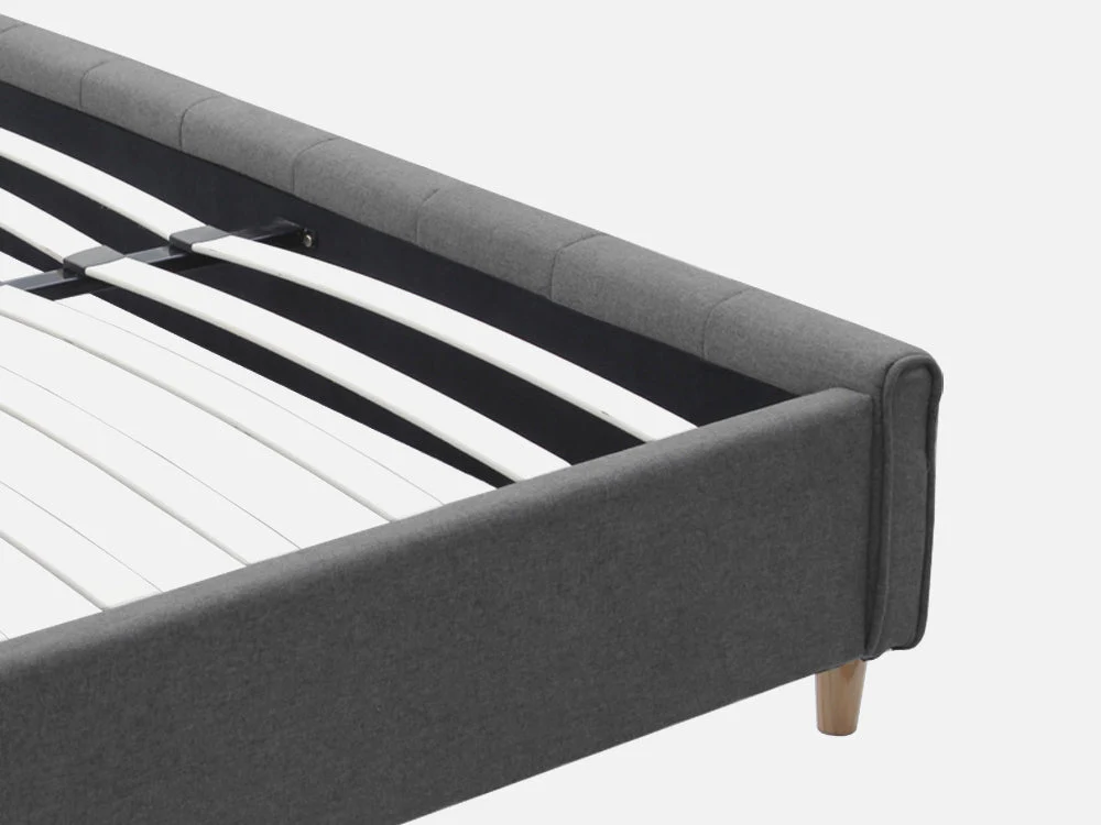 SIERRA Super King Bed Frame - GREY - Image 11