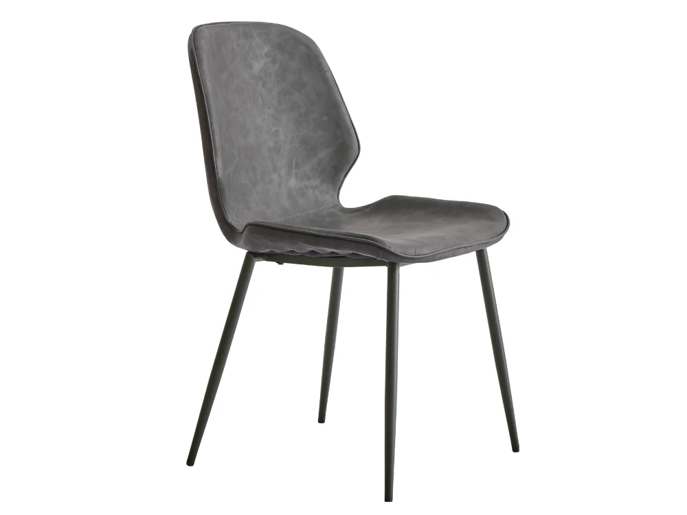 SLOANE 4PCS Dining Chair - DARK GREY - Image 6