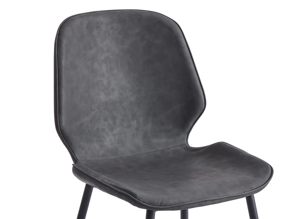SLOANE 4PCS Dining Chair - DARK GREY - Image 9