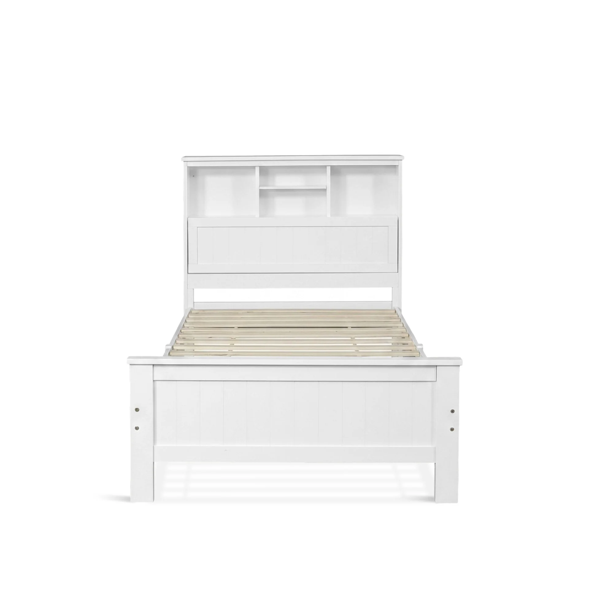 Sprout King Single Wooden Bed Frame - White - Image 8