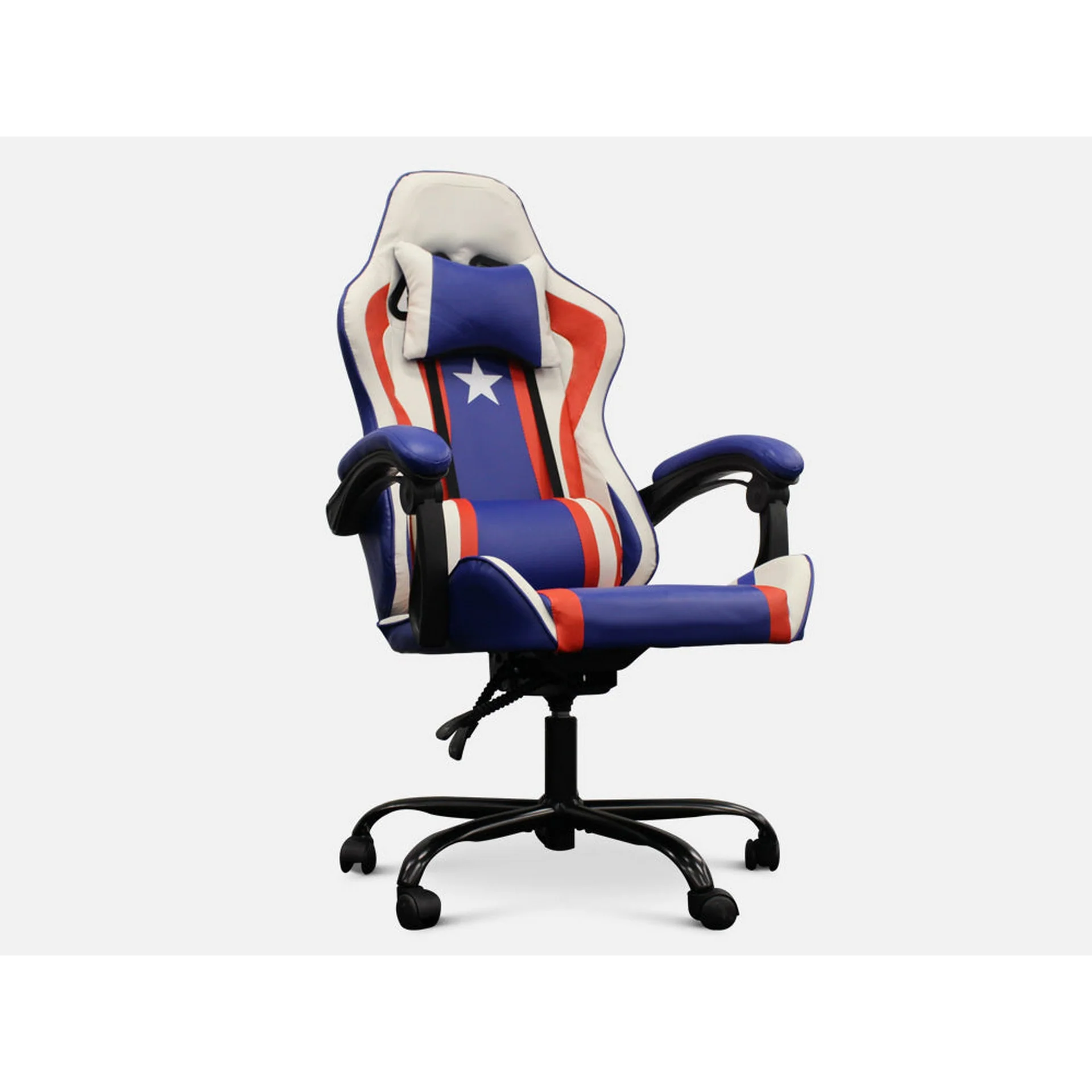 STORM Gaming Chair - BLUE + RED - Image 9