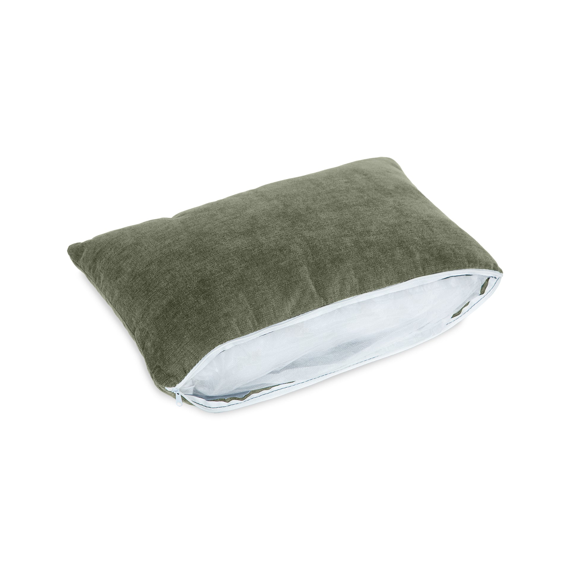 Taru Linen Rocking Armchair - Dark Green - Image 14