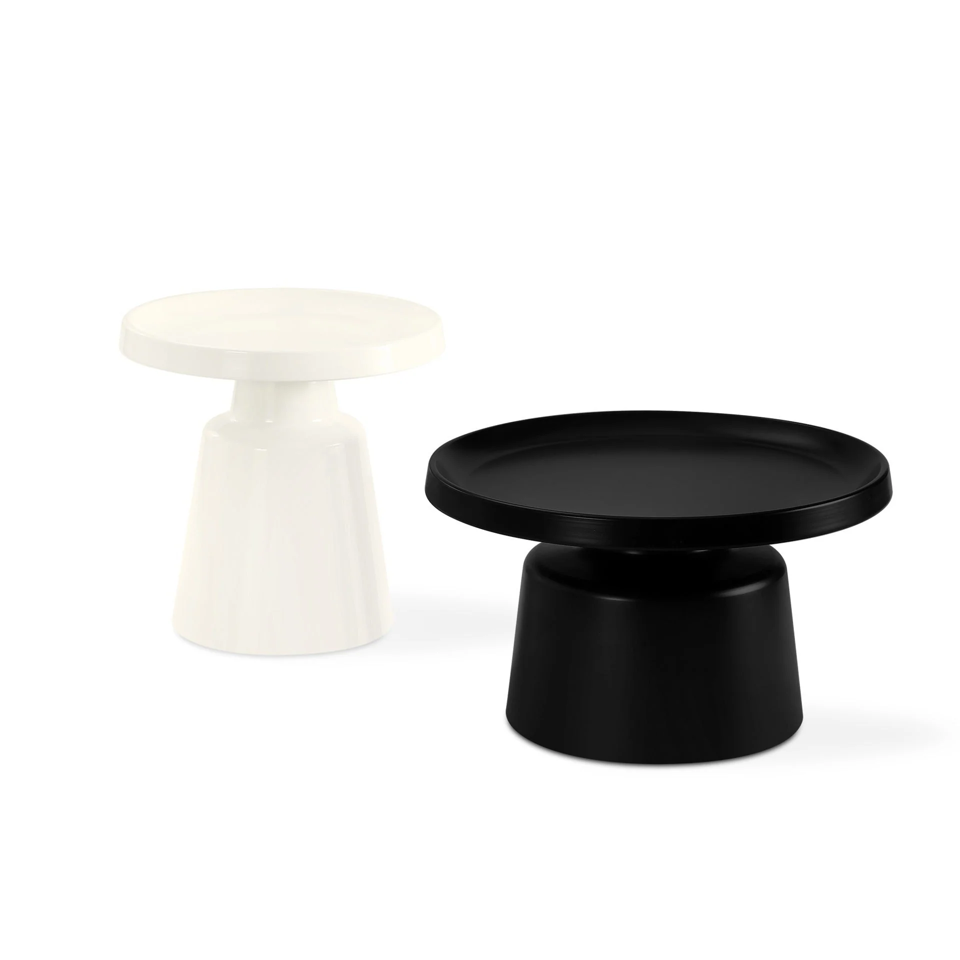 Tawny 2 Piece Coffee Table Set - Black + White - Image 10