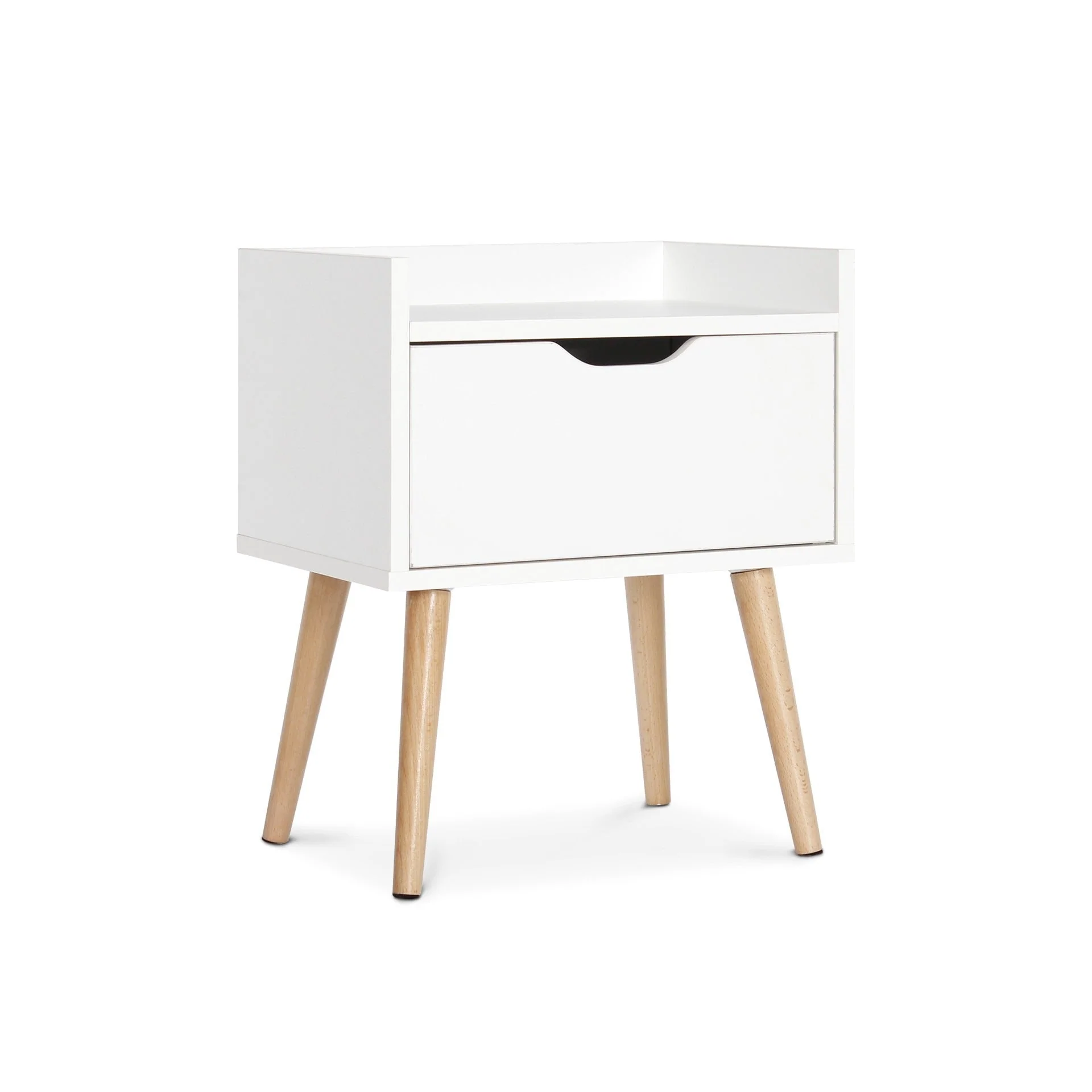 Tomi Bedside Table - White - Image 7