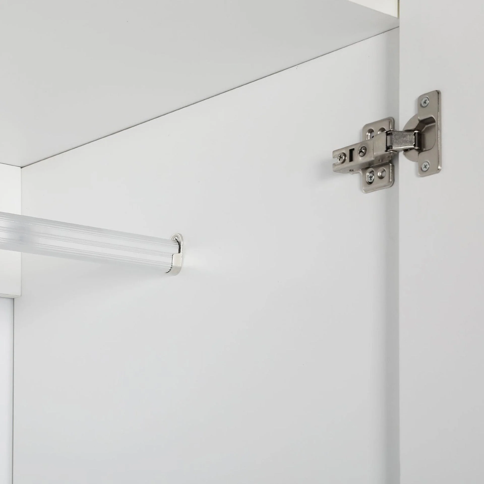 Tongass 3 Door Wardrobe with 3 Drawers - White - Image 13
