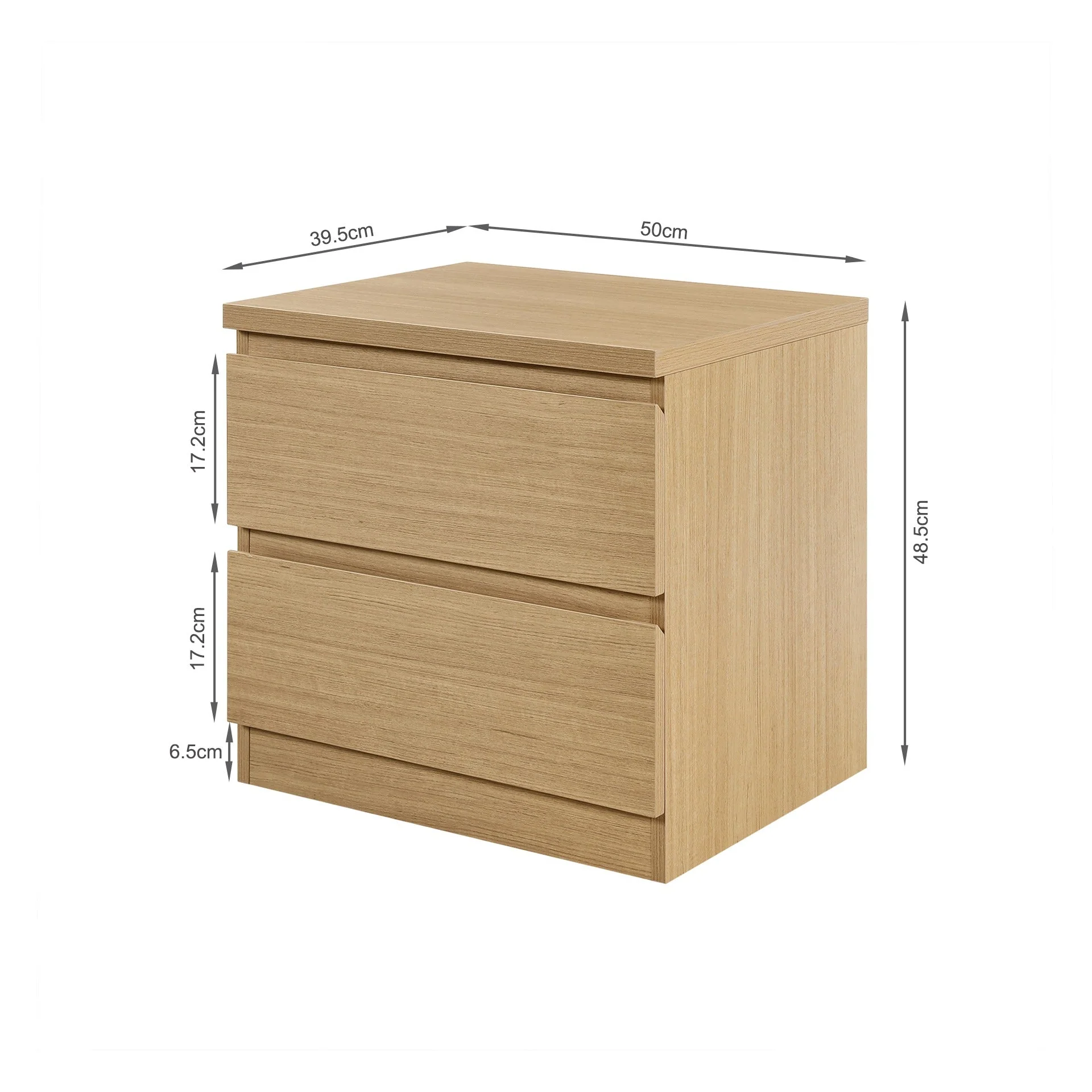 Tongass Bedside Table - Oak - Image 11
