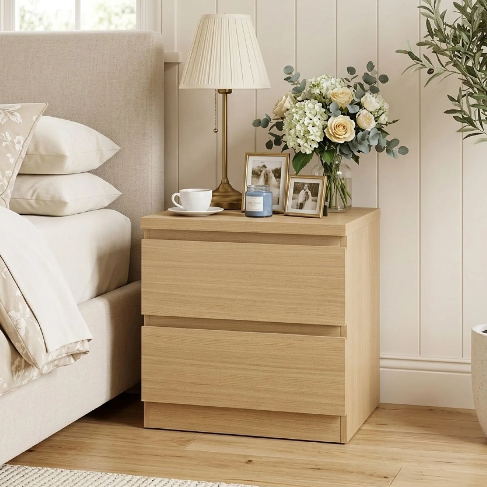 Tongass Bedside Table - Oak - Image 3