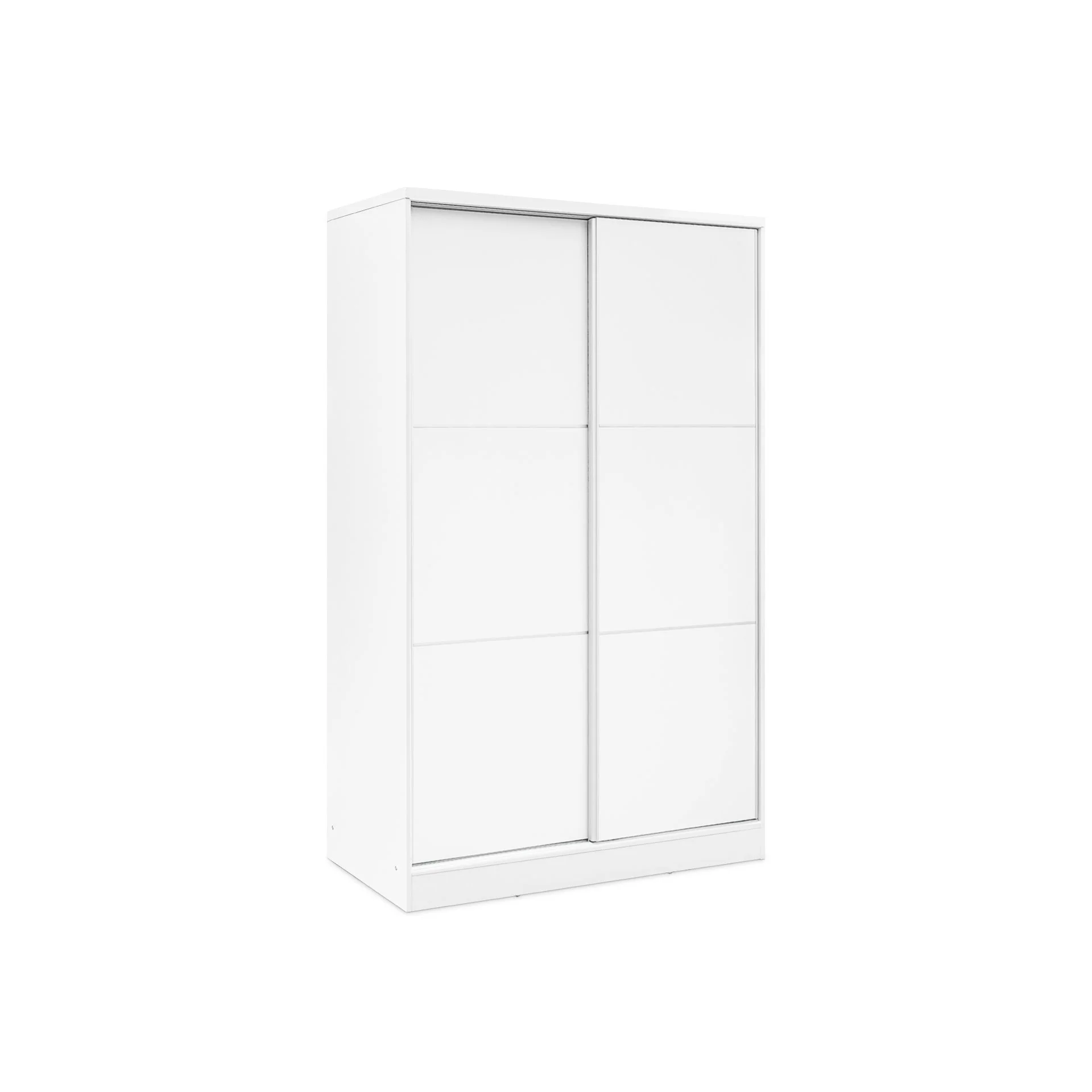 Tonto 120cm Wardrobe With Sliding Doors - White - Image 7
