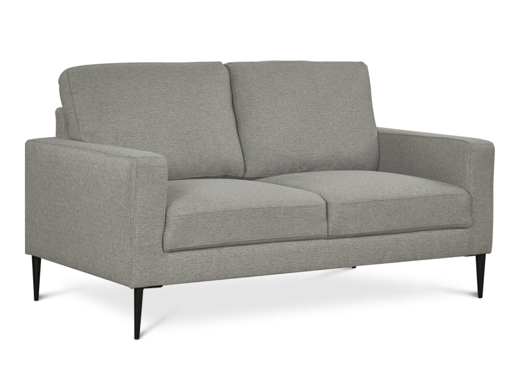 Toronto 2 Piece Sofa Set - Light Grey - Image 4