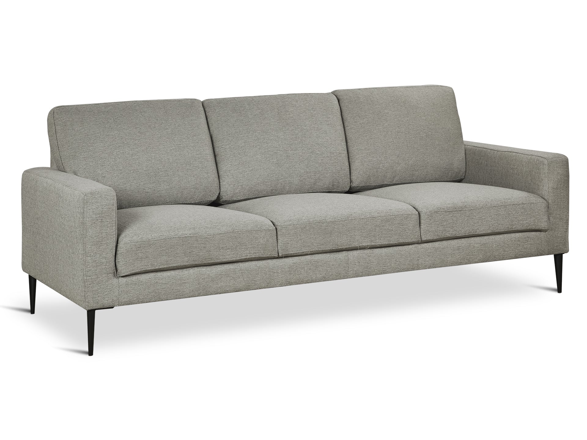 Toronto 3 Seater Sofa - Light Grey - Image 2