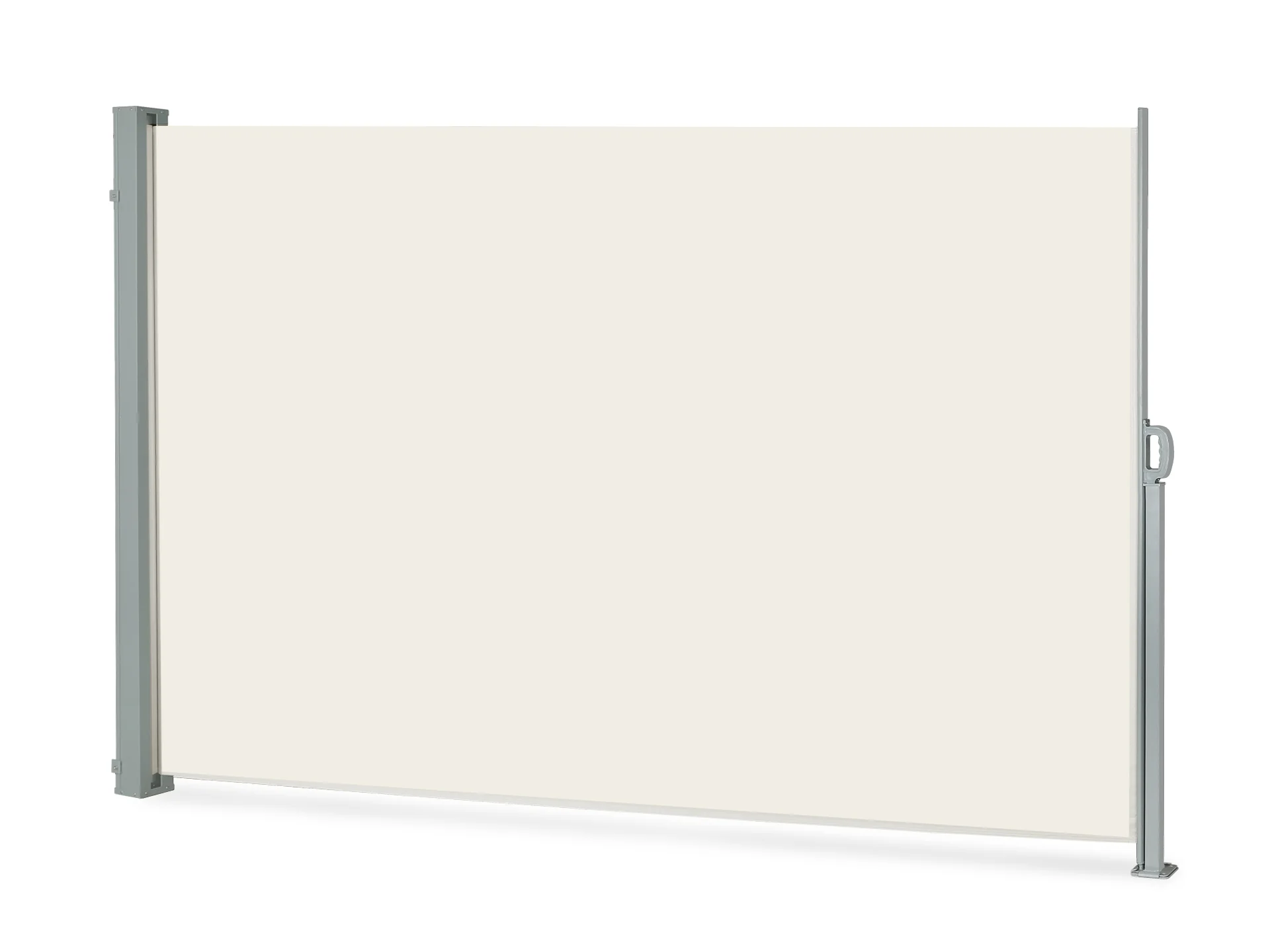 Toughout 1.8m x 3m Retractable Side Awning Screen Shade - Beige - Image 3