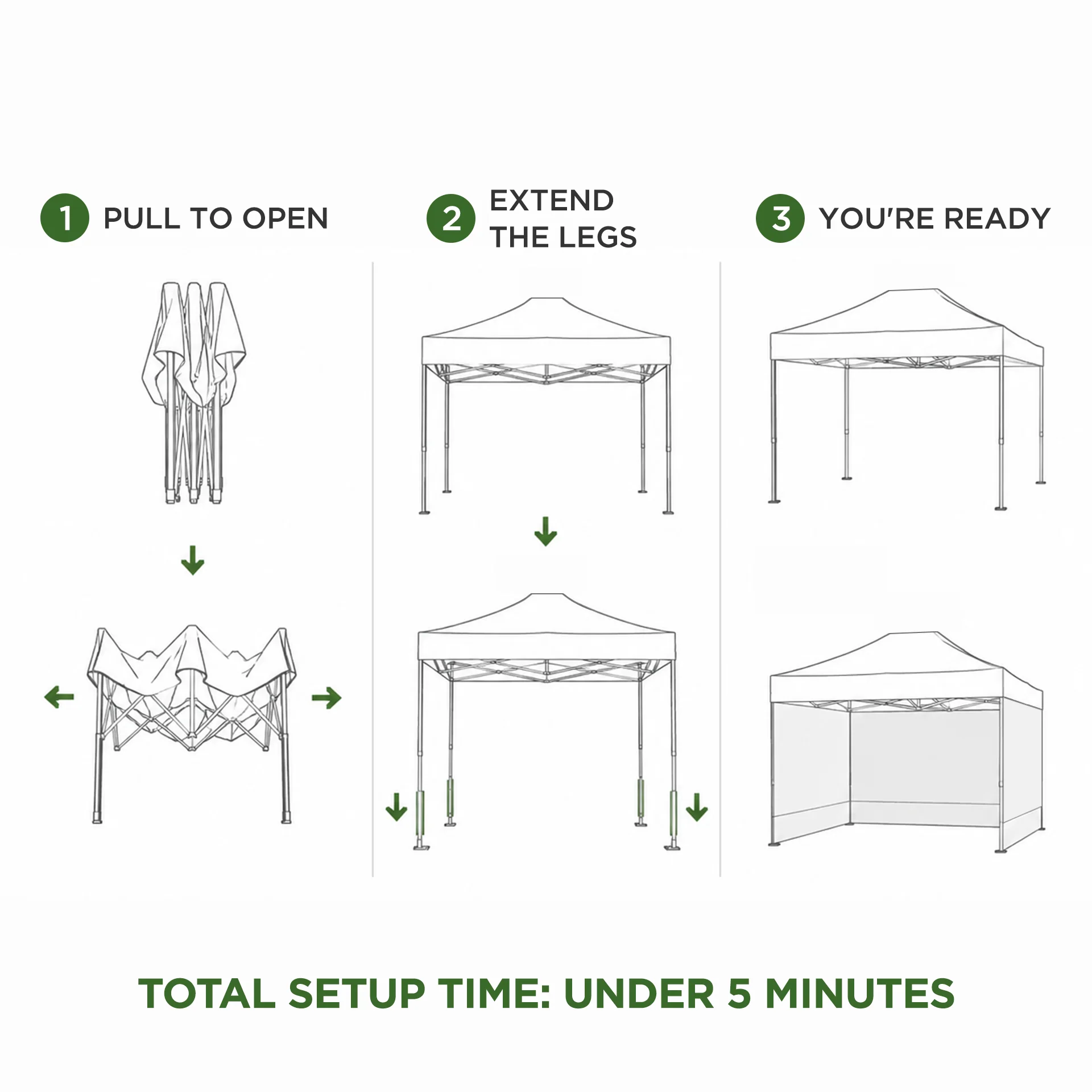 Toughout Breeze Gazebo 3 x 6m - Grey - Image 5