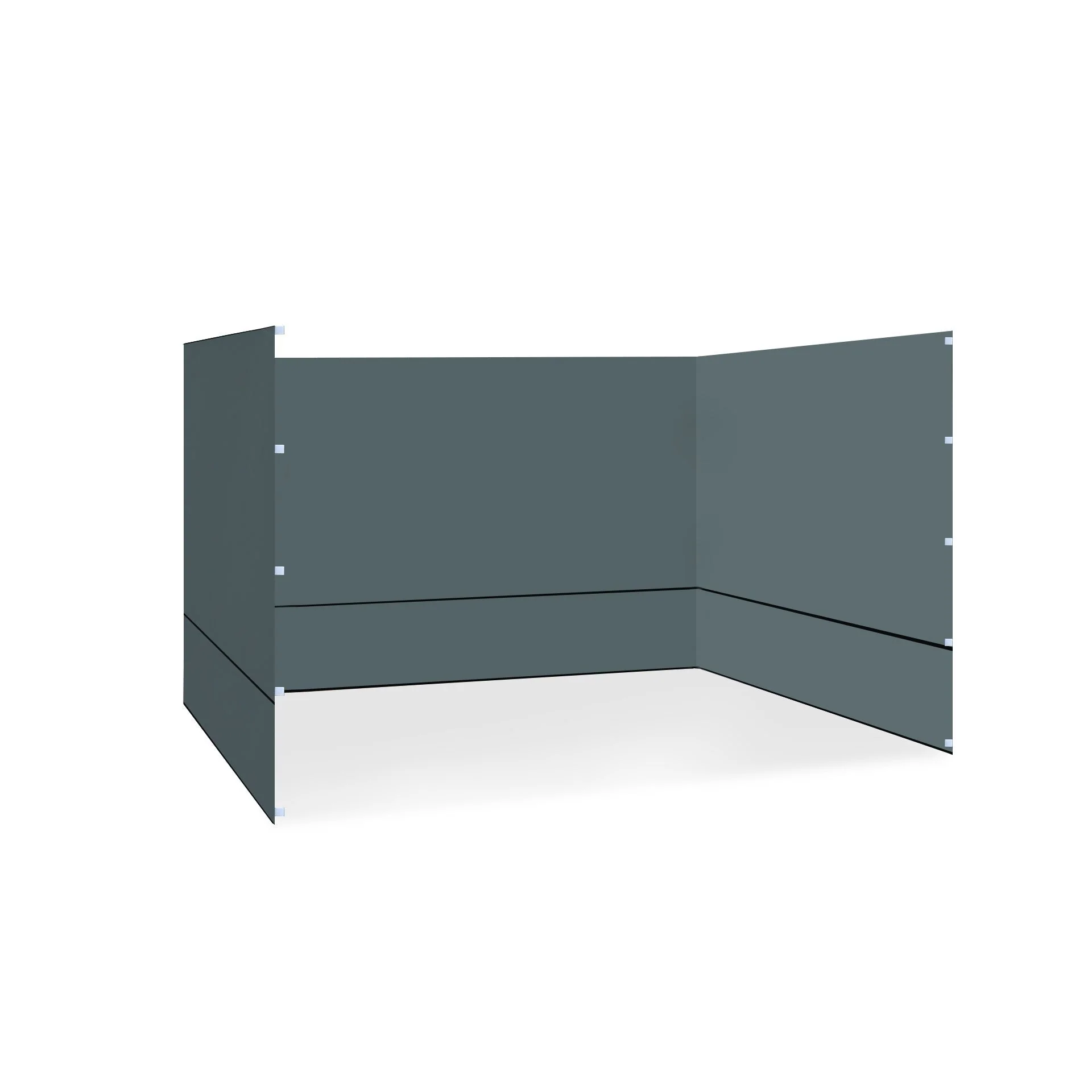 Toughout Breeze Gazebo Side Wall 3x3m - Grey - Image 4