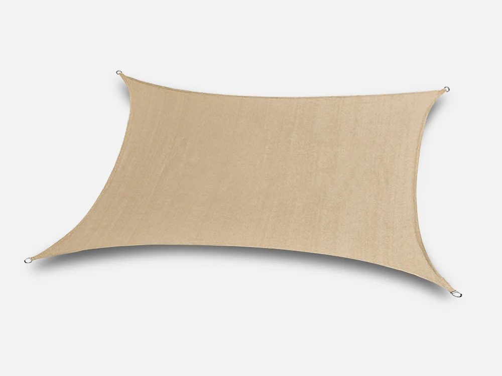 TOUGHOUT Shade Sail Square 5m x 5m - DESERT SAND - Image 7