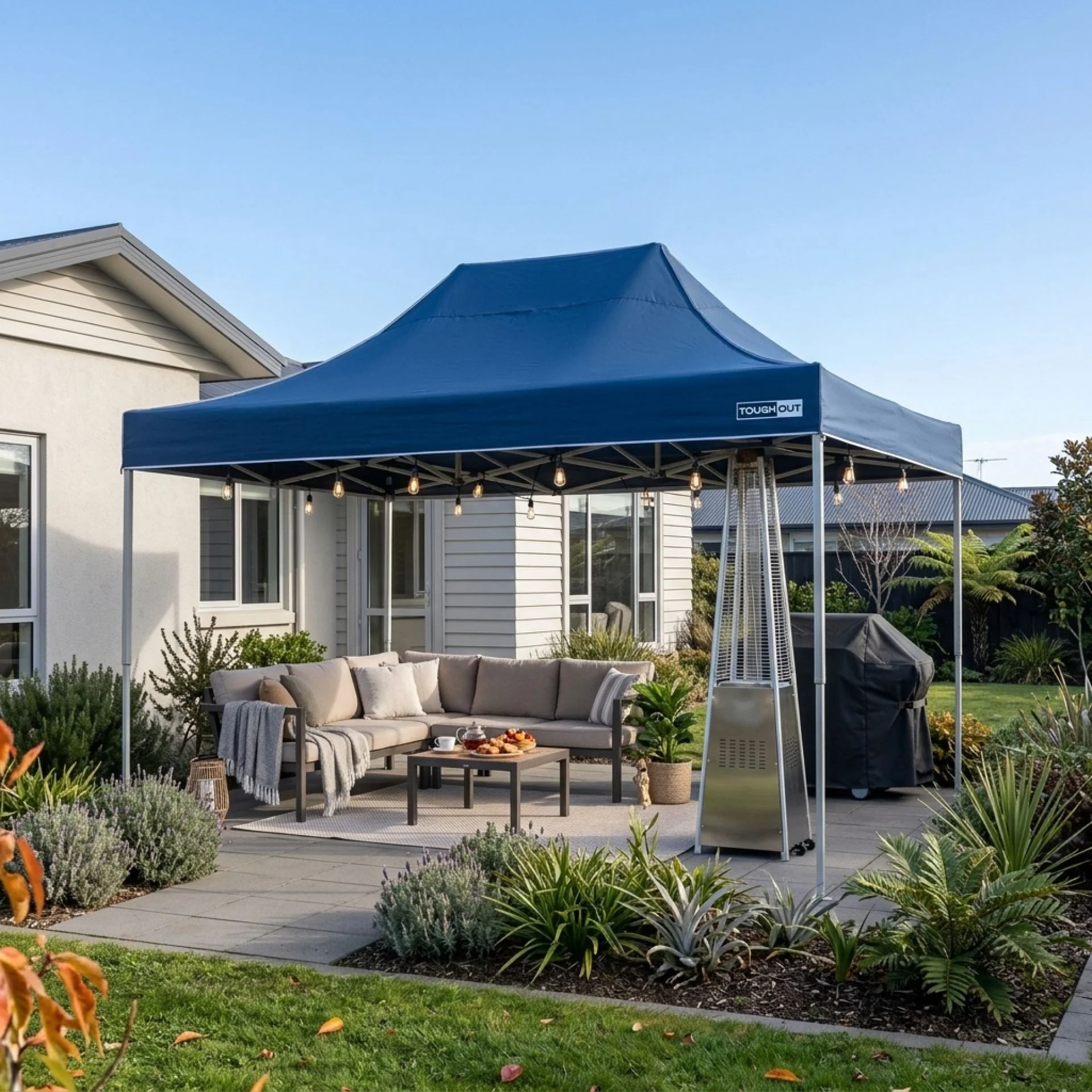 Toughout Thunderstorm Gazebo 3 x 4.5m - Navy - Image 8