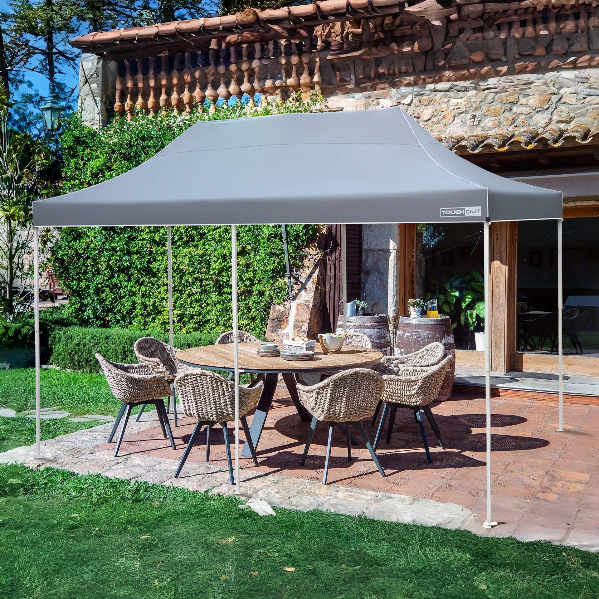 Toughout Thunderstorm Gazebo 3 x 6m - Grey - Image 9