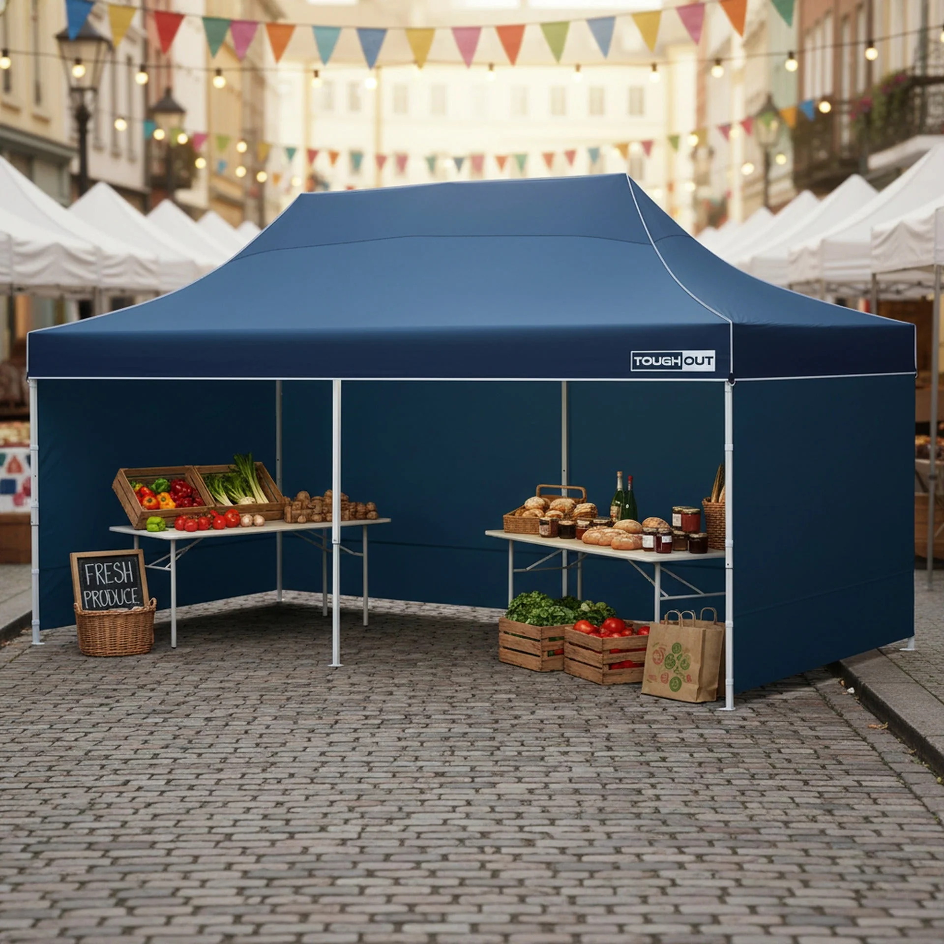 Toughout Thunderstorm Gazebo 3 x 6m - Navy - Image 8