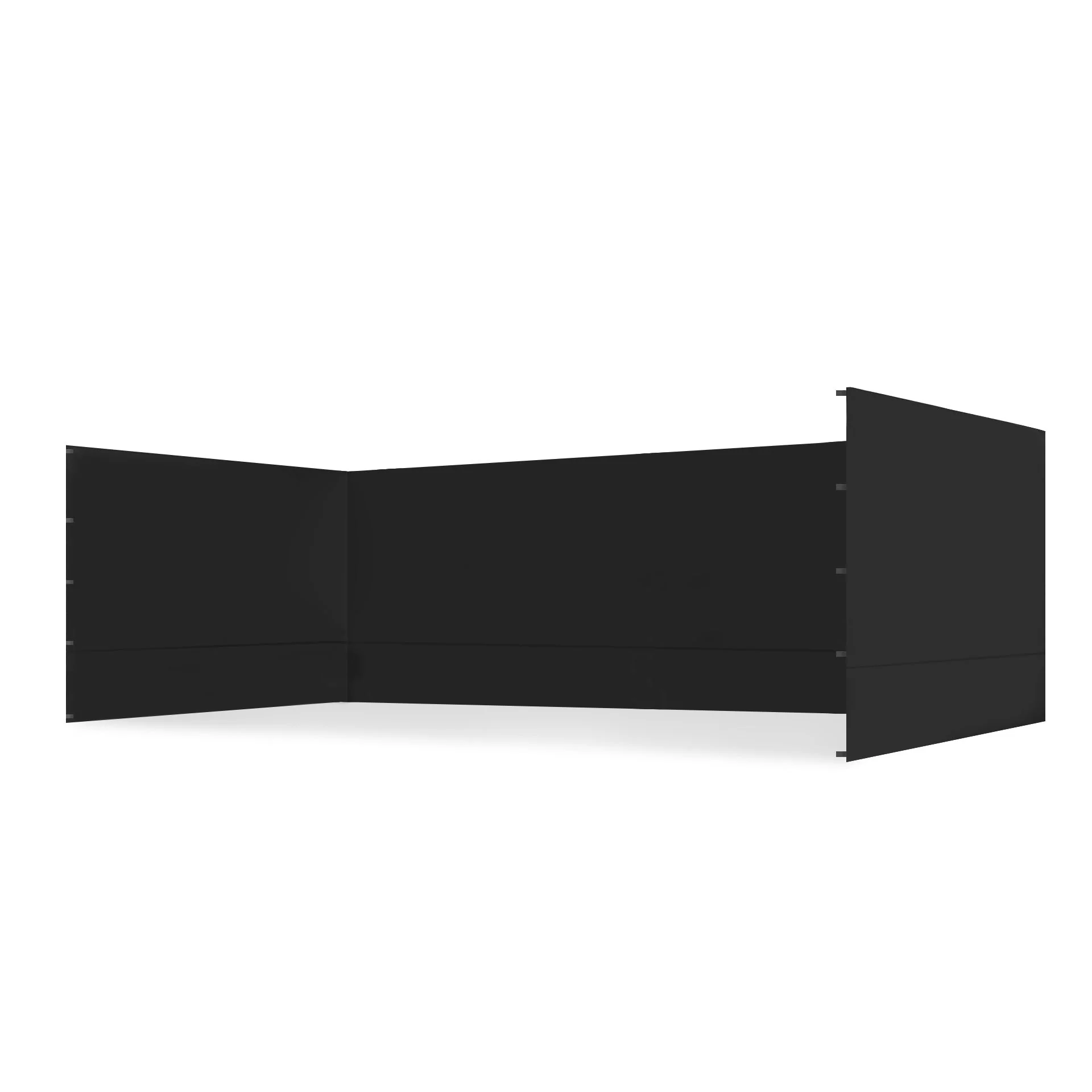 Toughout Thunderstorm Gazebo Side Wall 3x6m - Black - Image 2