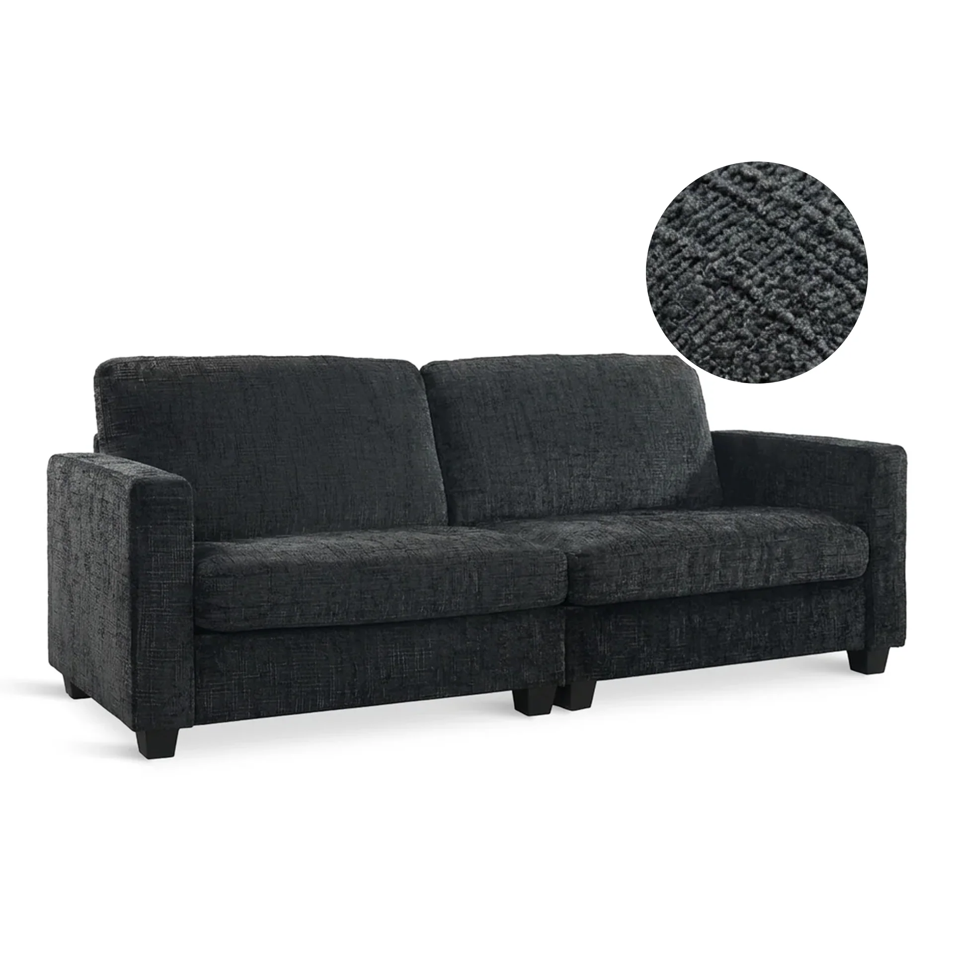 Tussock 3 Seater Sofa - Dark Grey - Image 7