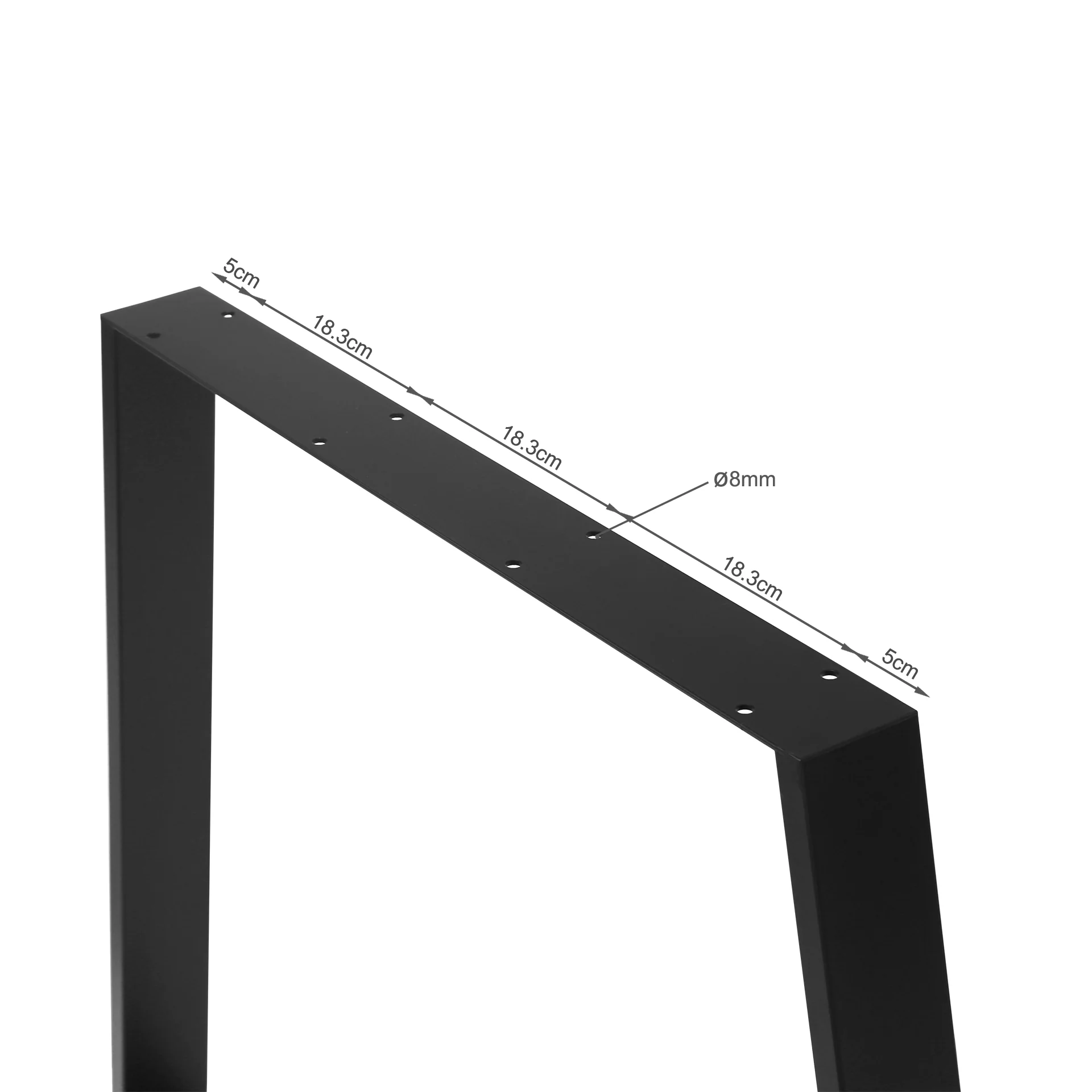 Varex Trapezoid Metal Dining Table Legs 65/90x72.5cm - Set of 2 - Image 13