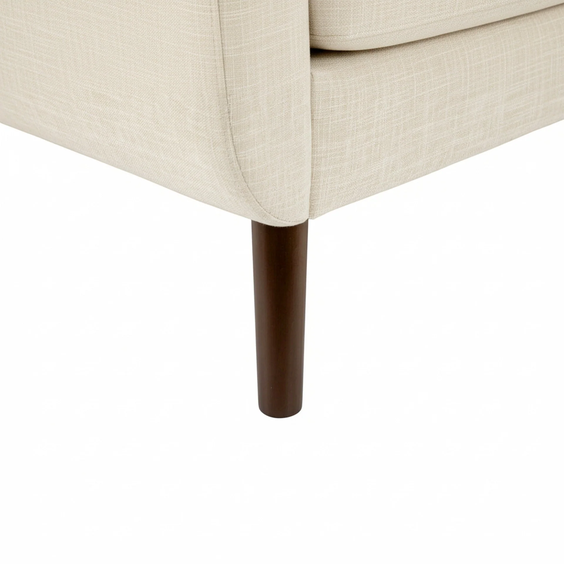 Vibe Linen 2 Seater Sofa - Beige - Image 13