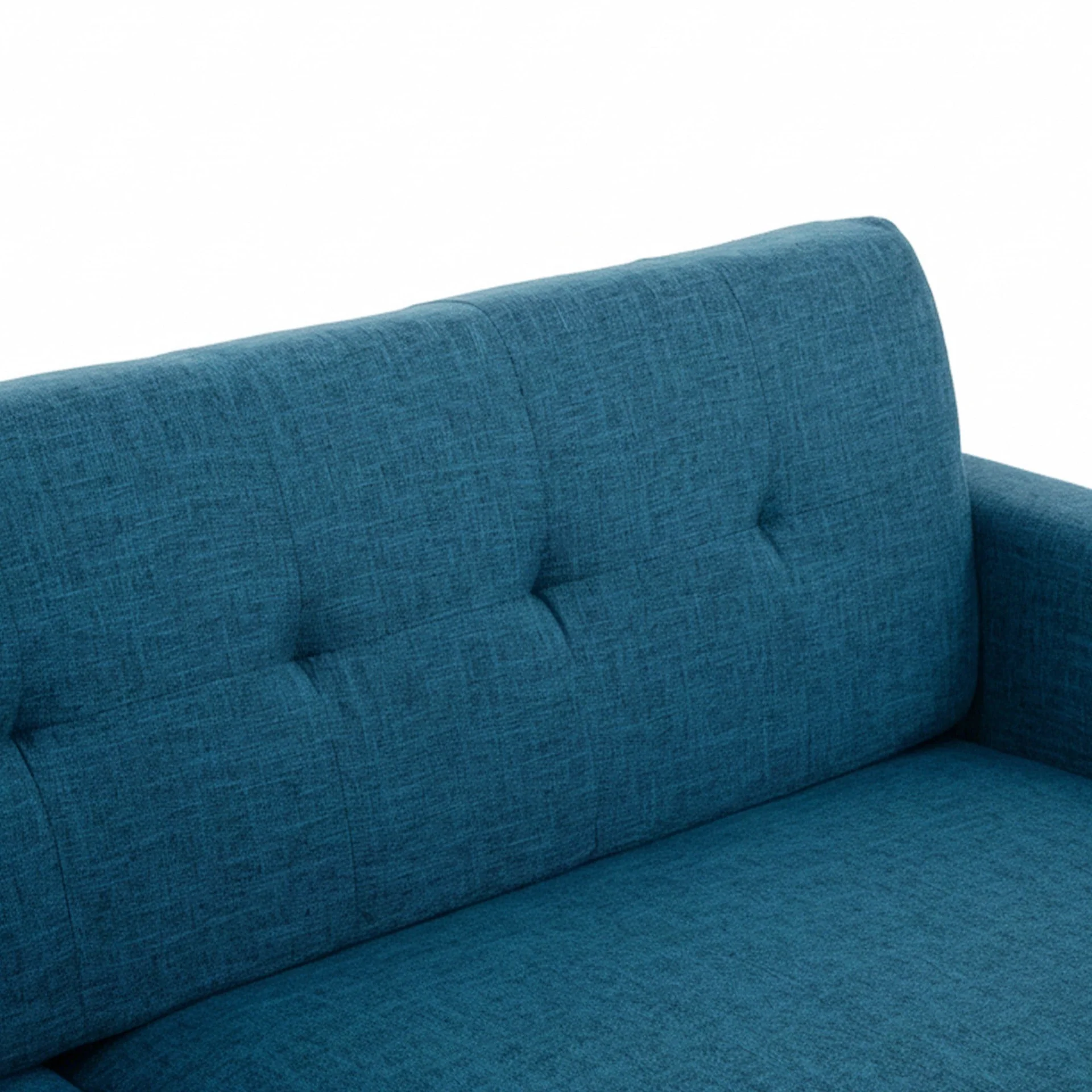 Vibe Linen 2 Seater Sofa - Blue - Image 13